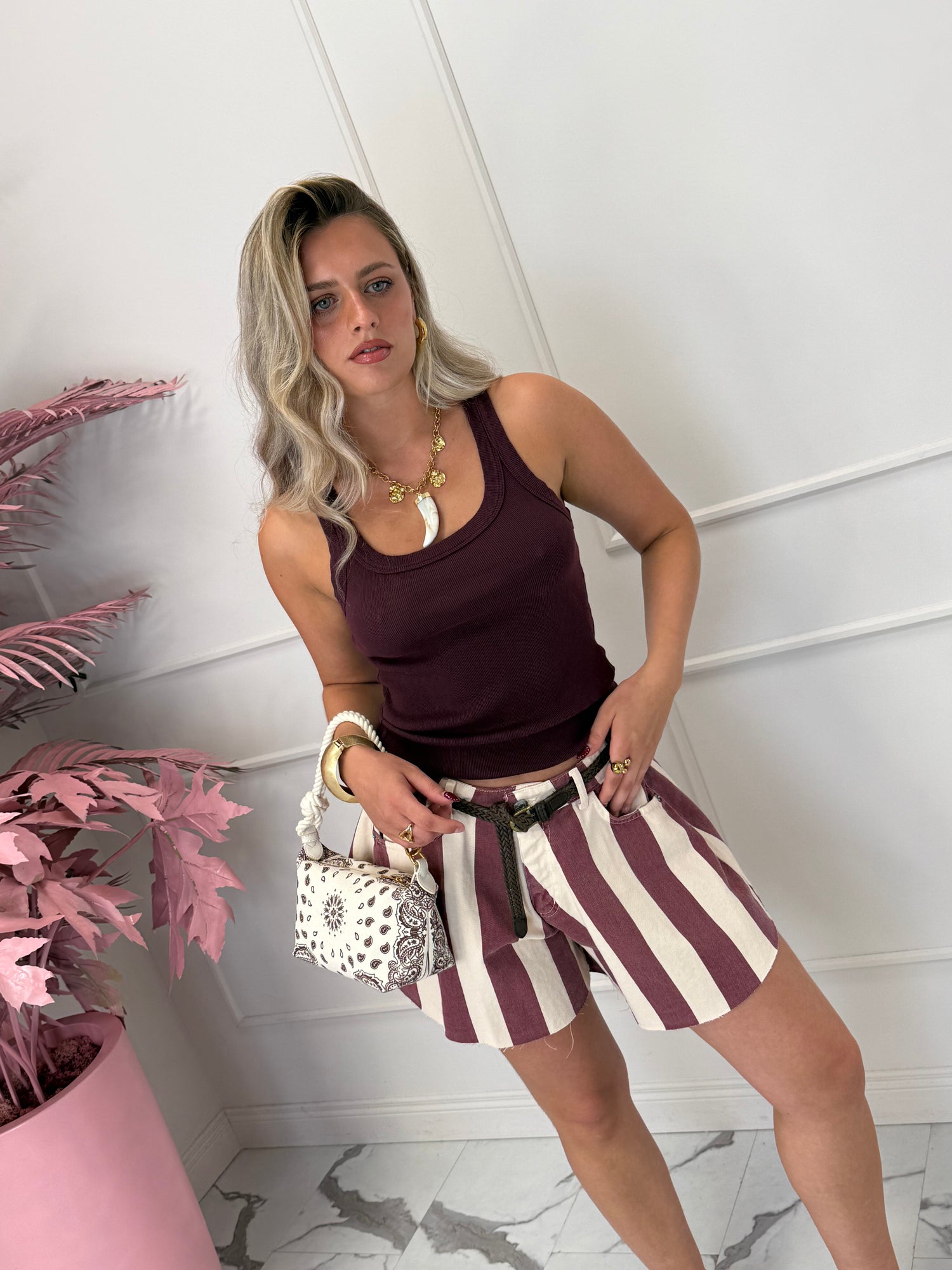 Shorts farfalla “Stripes” HAVE ONE