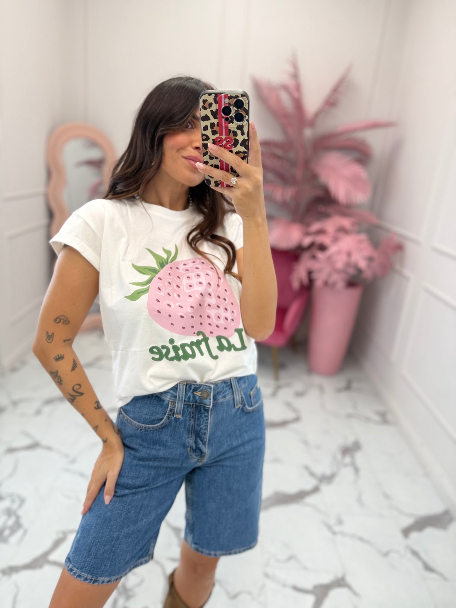 T-shirt “Pink strawberry” COMPANIA FANTASTICA