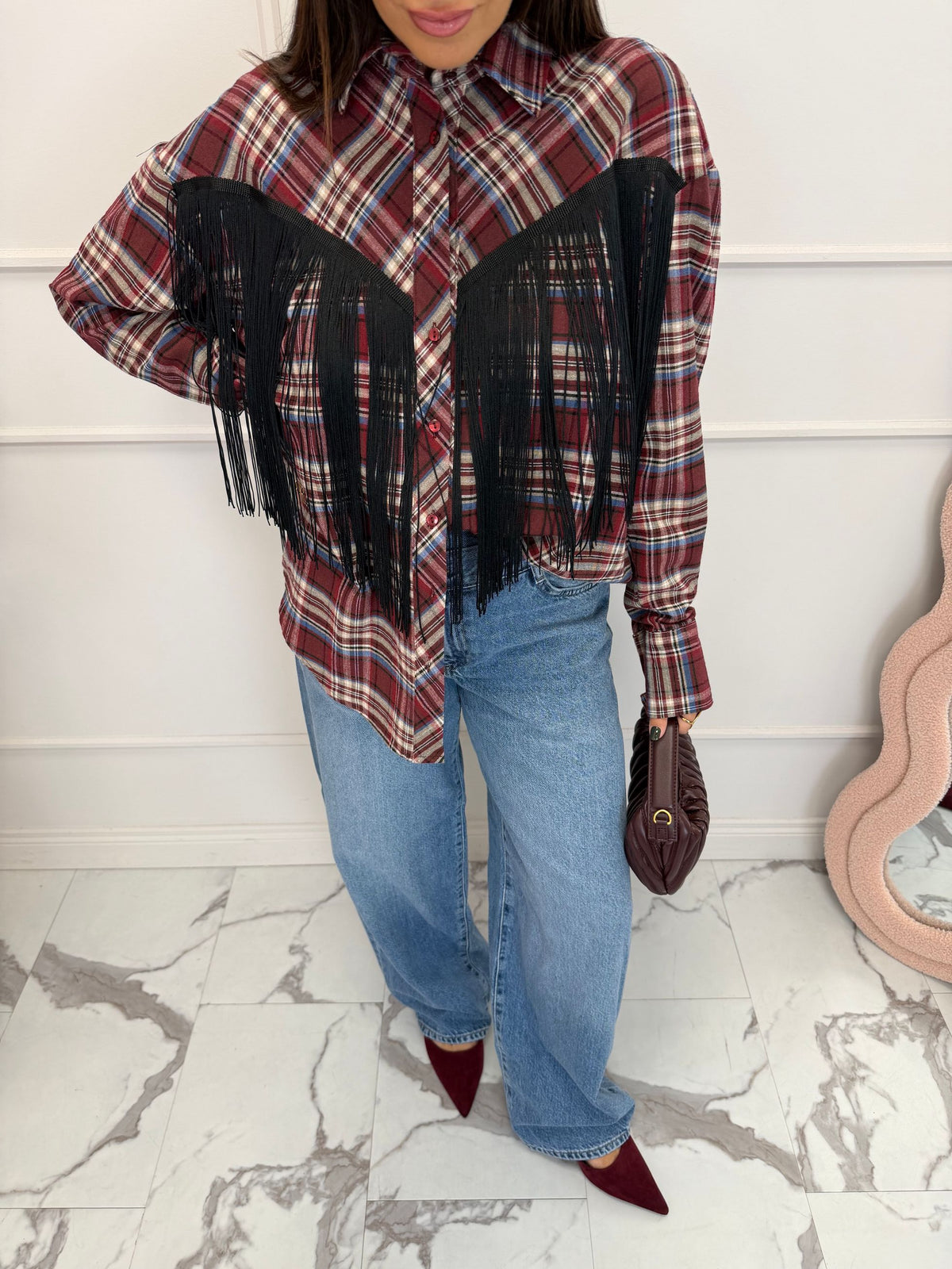 Camicia quadri frange HAVEONE