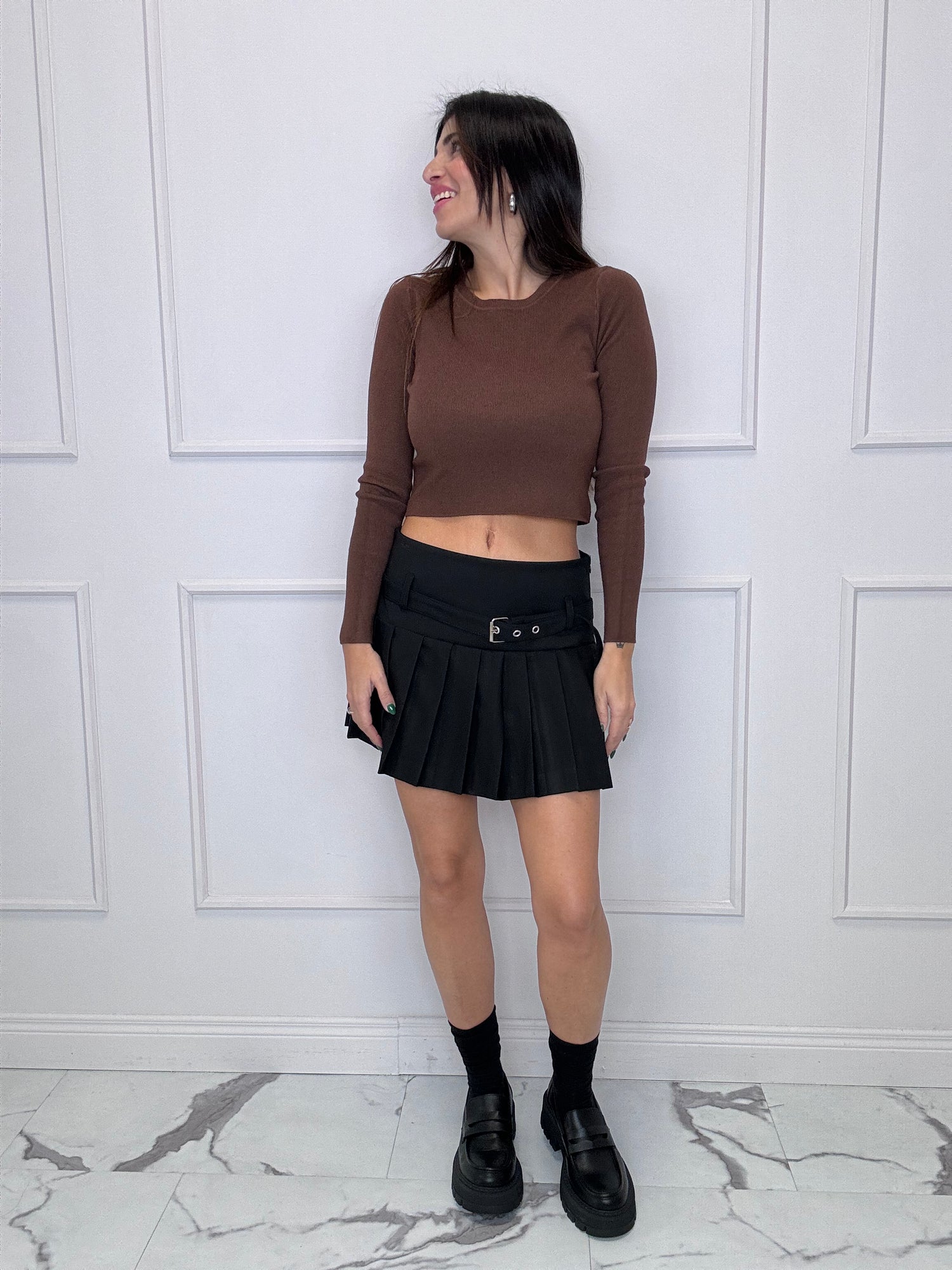 Gonna shorts “cintura” LUMINA