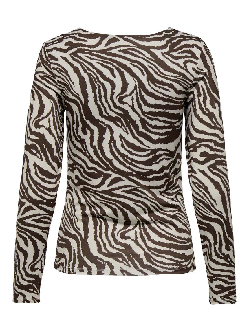 Maglia “lone” animalier ONLY