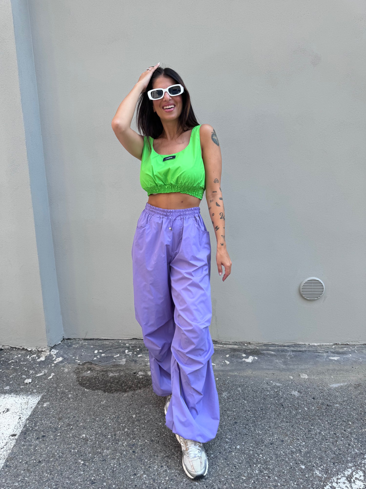 Crop top parachute LUMINA