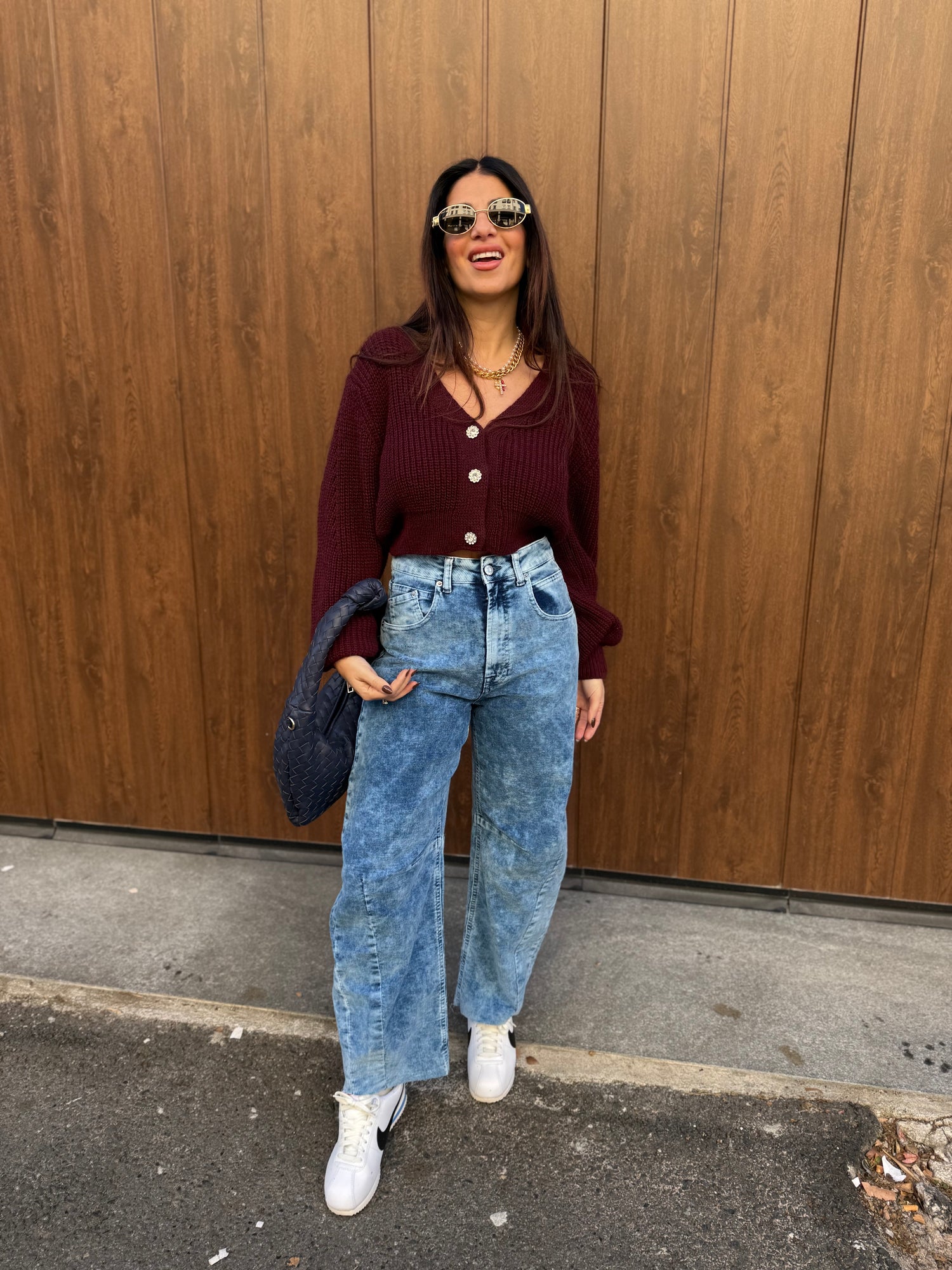 Pantalone balloon velluto “Barbara” HAVE ONE