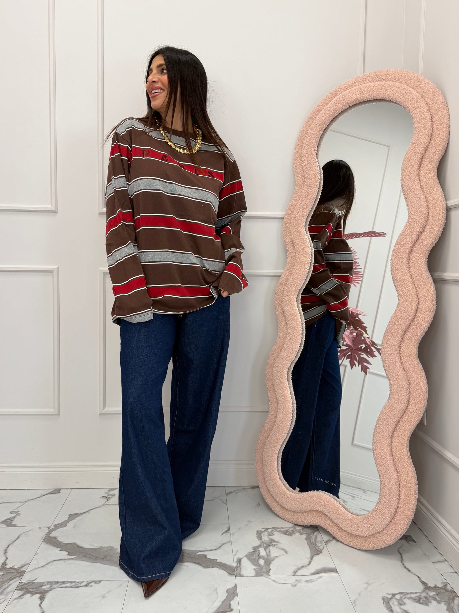 T-shirt manica lunga “Paris”  MONIQUE