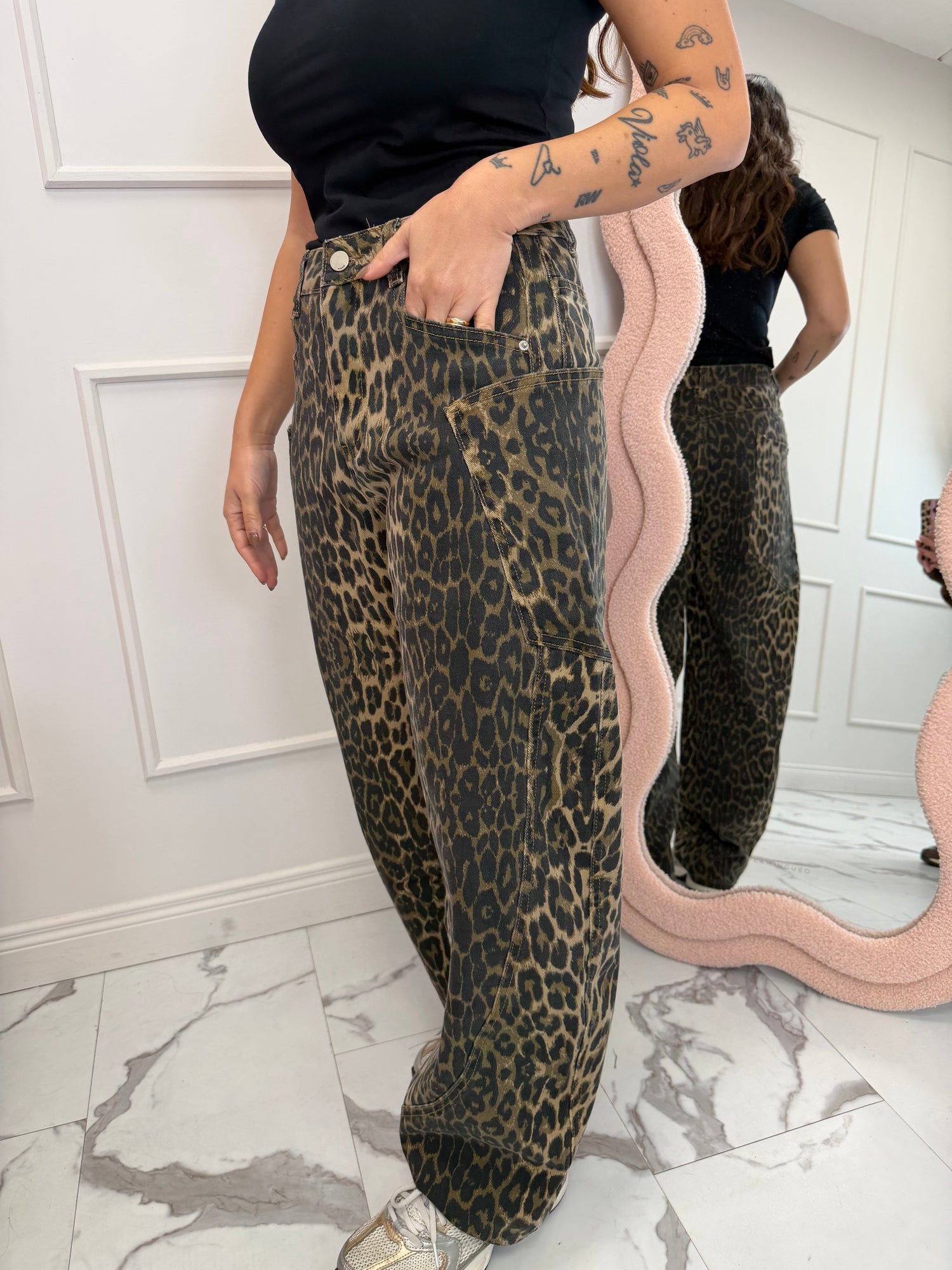 Jeans balloon “Animalier” LIP