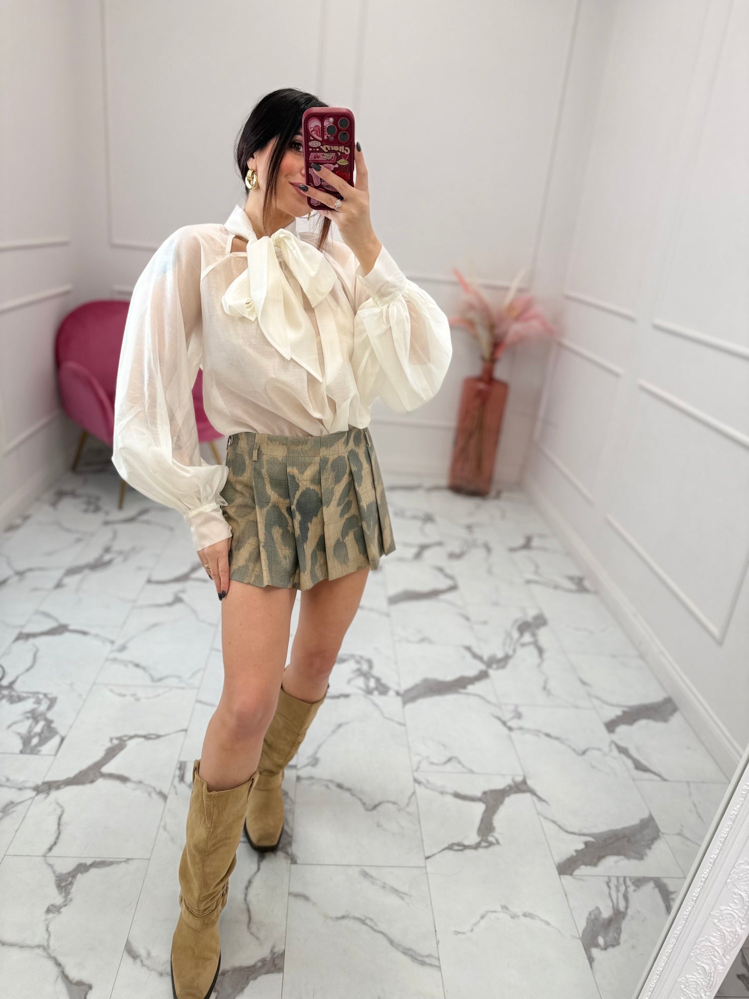Gonna shorts maculato HAVE ONE