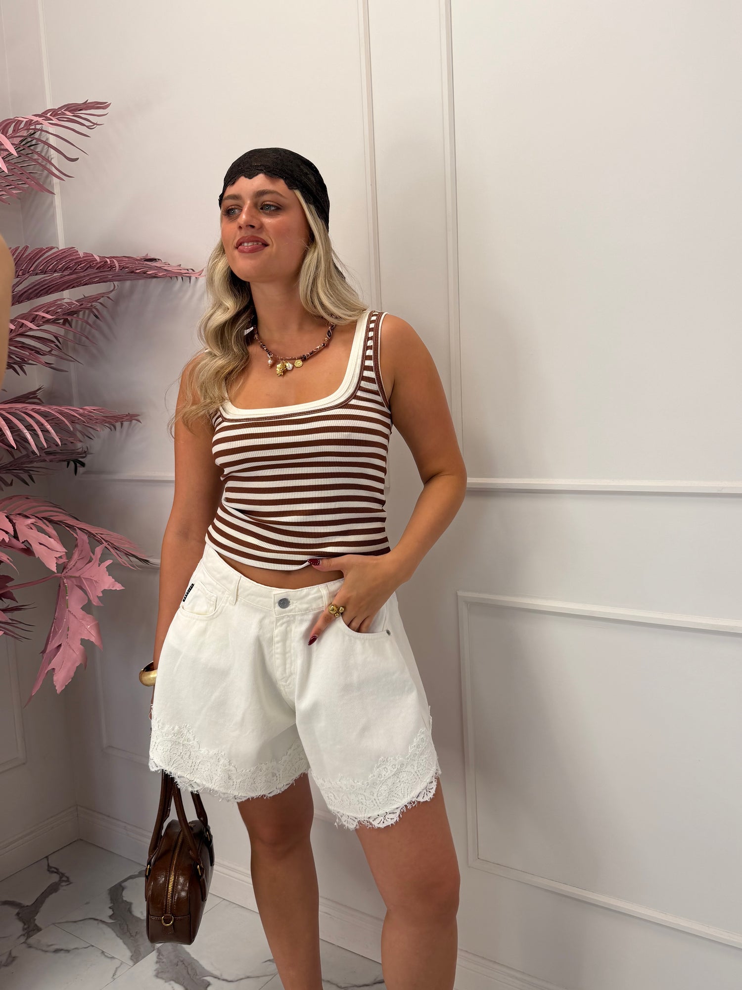 Shorts Denim farfalla “Lace” HAVE ONE