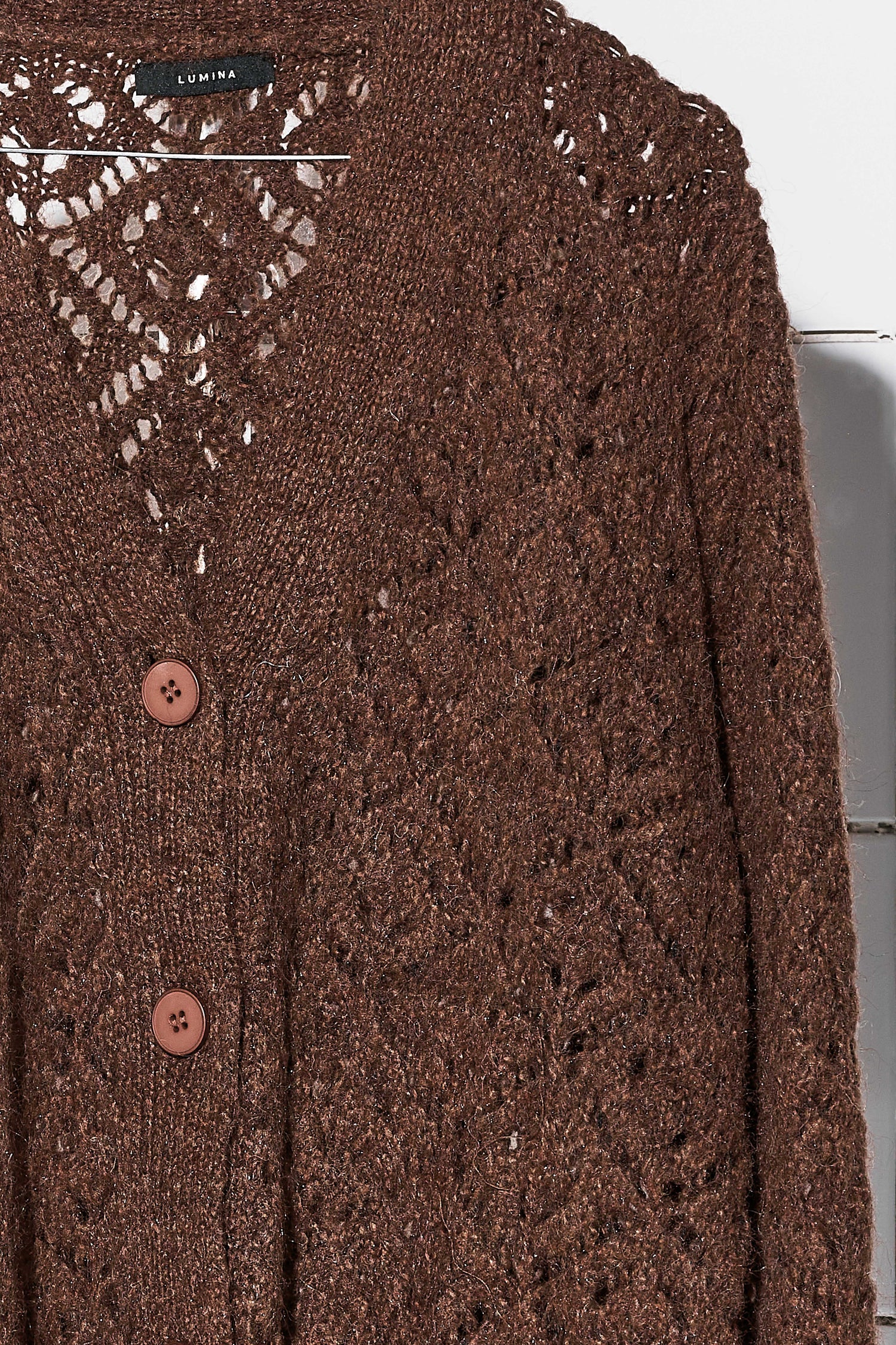 Cardigan traforato LUMINA