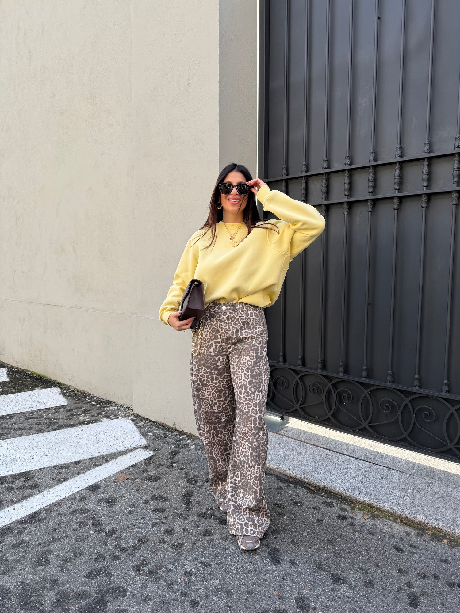 Felpa girocollo “Colours” LUMINA