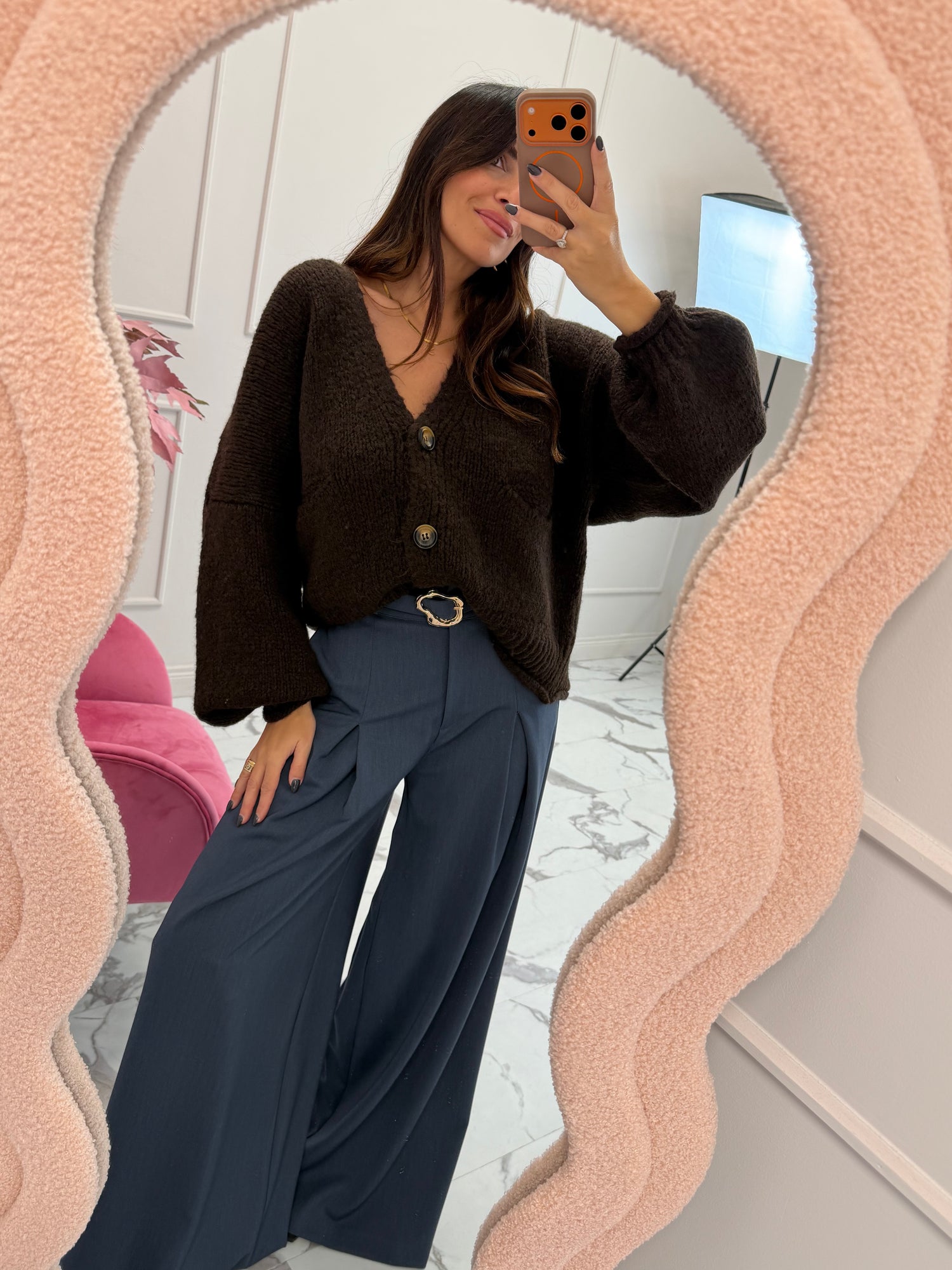 Cardigan in maglia bottoni HAVE ONE