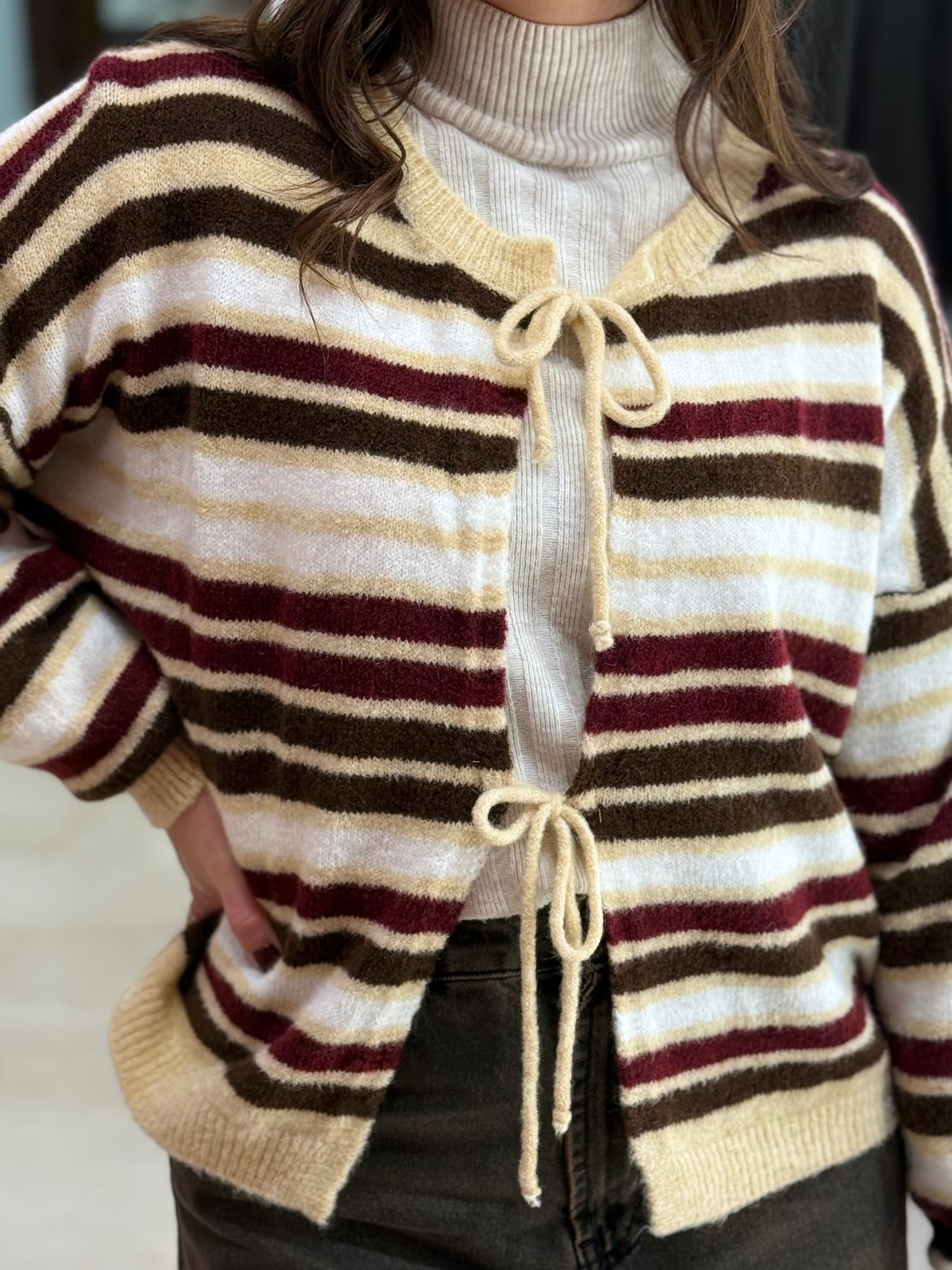 Cardigan righe “Colors line” LIP