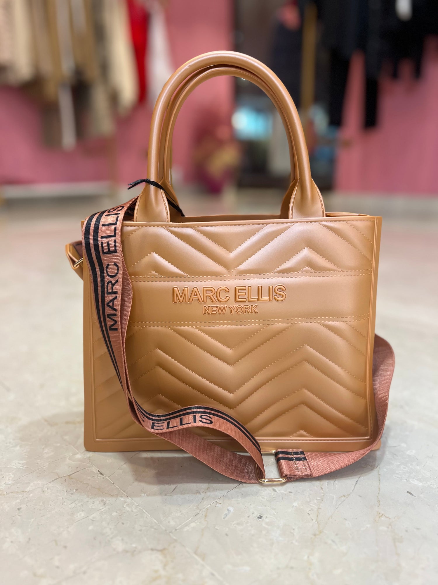 Borsa “Flat buby wave M” MARC ELLIS