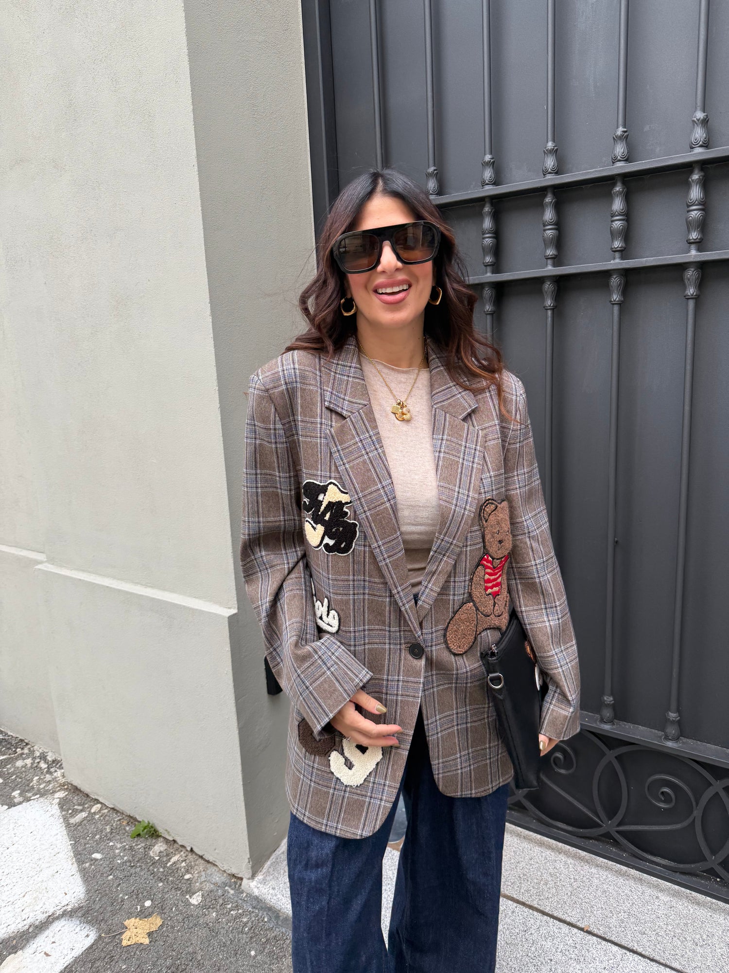 Blazer over “Teddy Patch” VICOLO