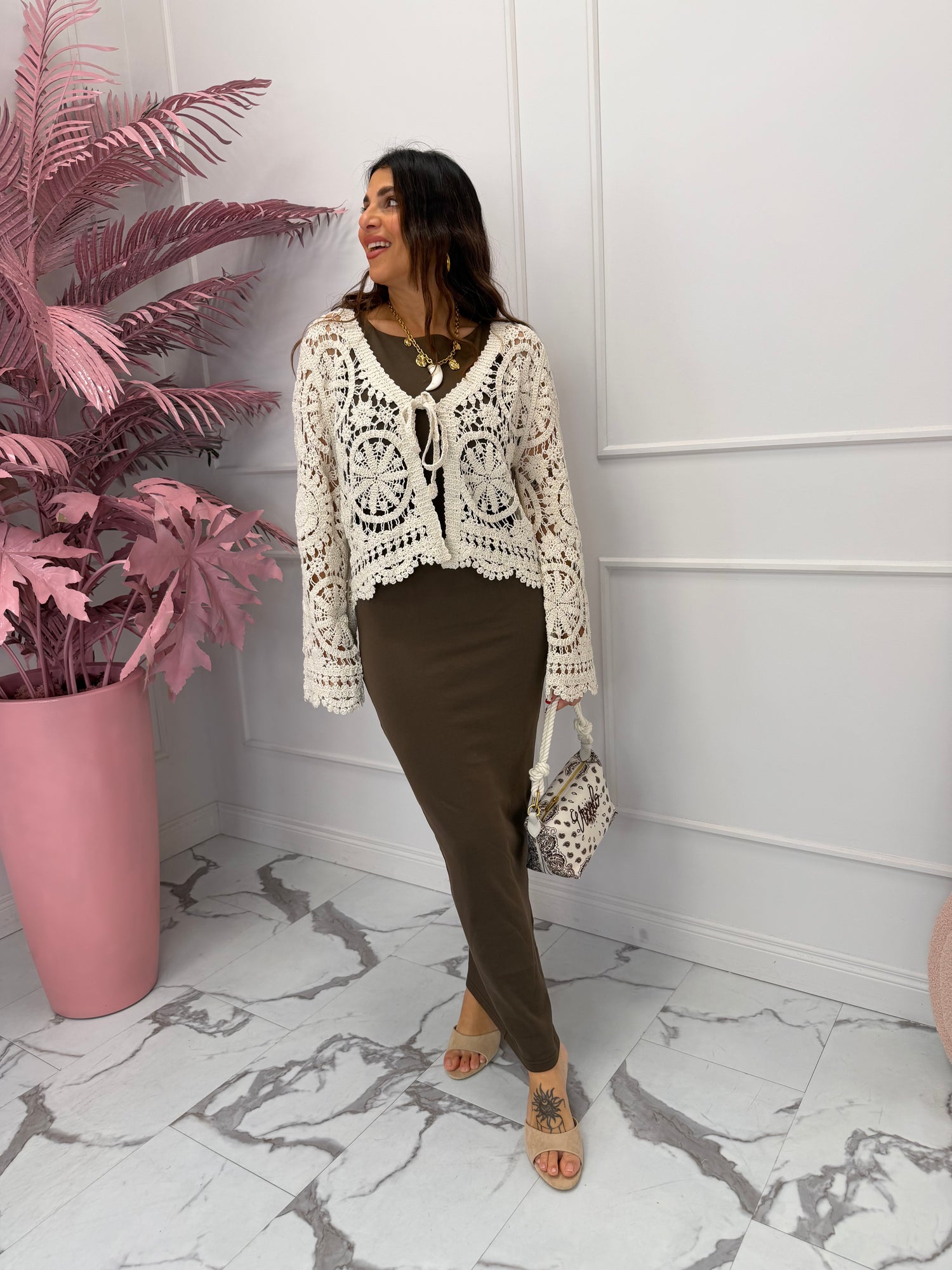 Cardigan crochet “Waterly” ONLY
