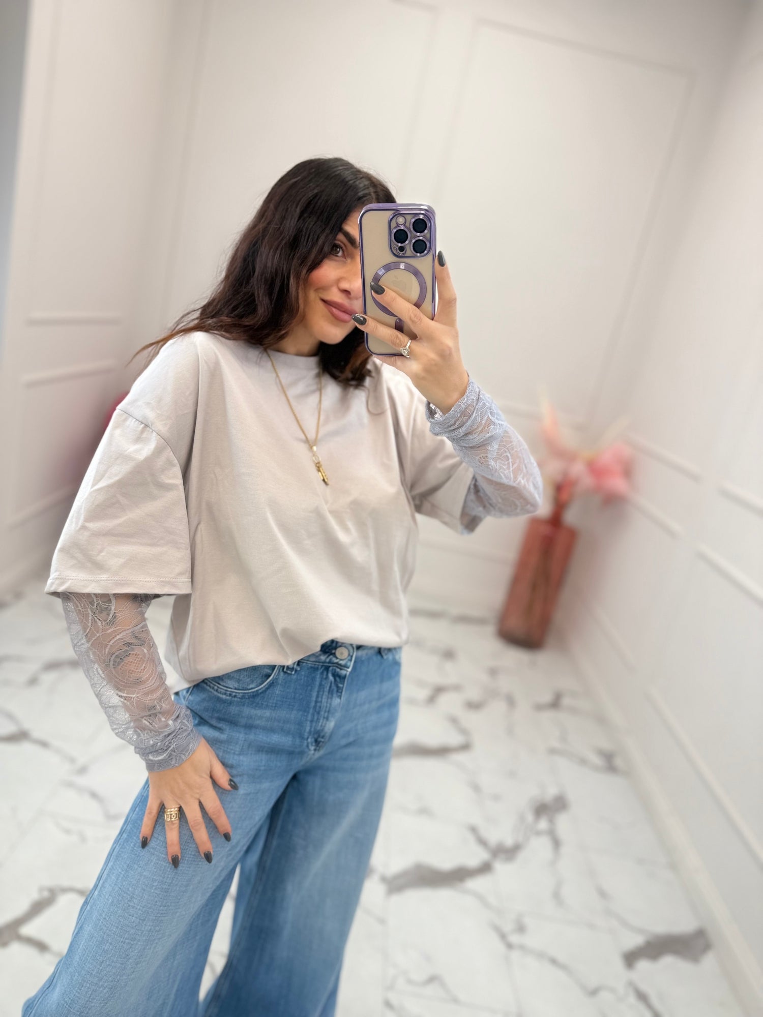 T-shirt over “NEW Viral” VICOLO