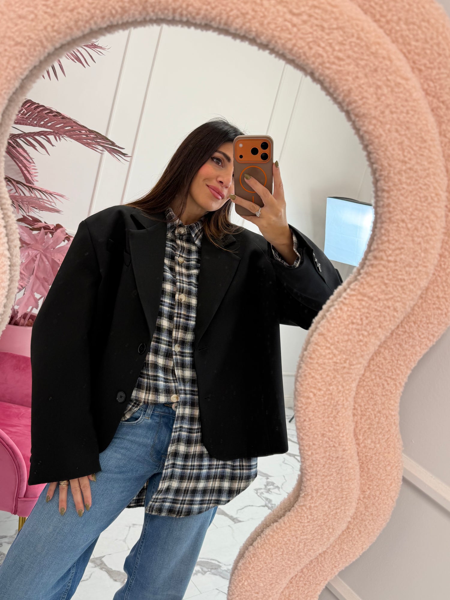 Blazer over cropped “Luna” VICOLO