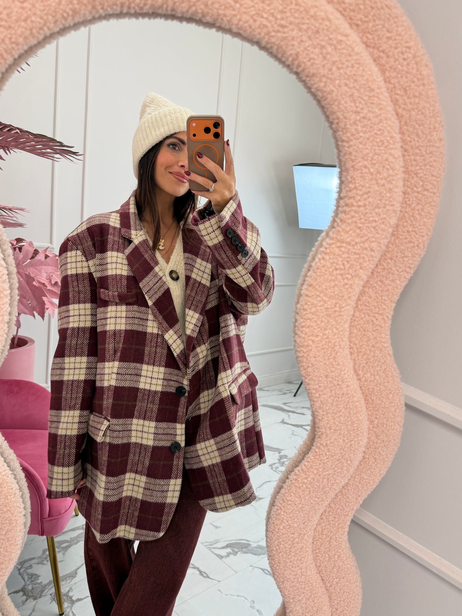 Blazer coat over “British” LUMINA