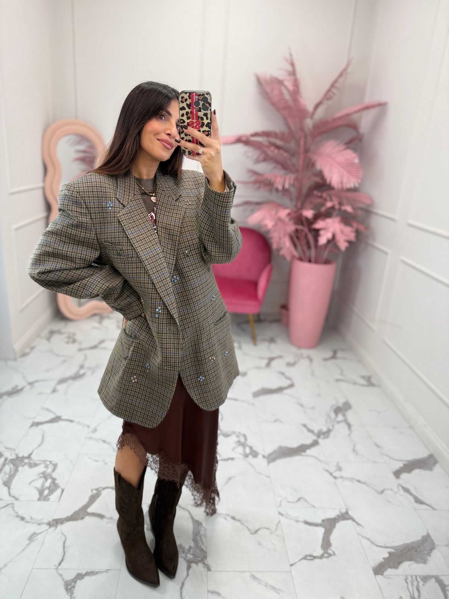 Blazer vintage “Flower” VICOLO