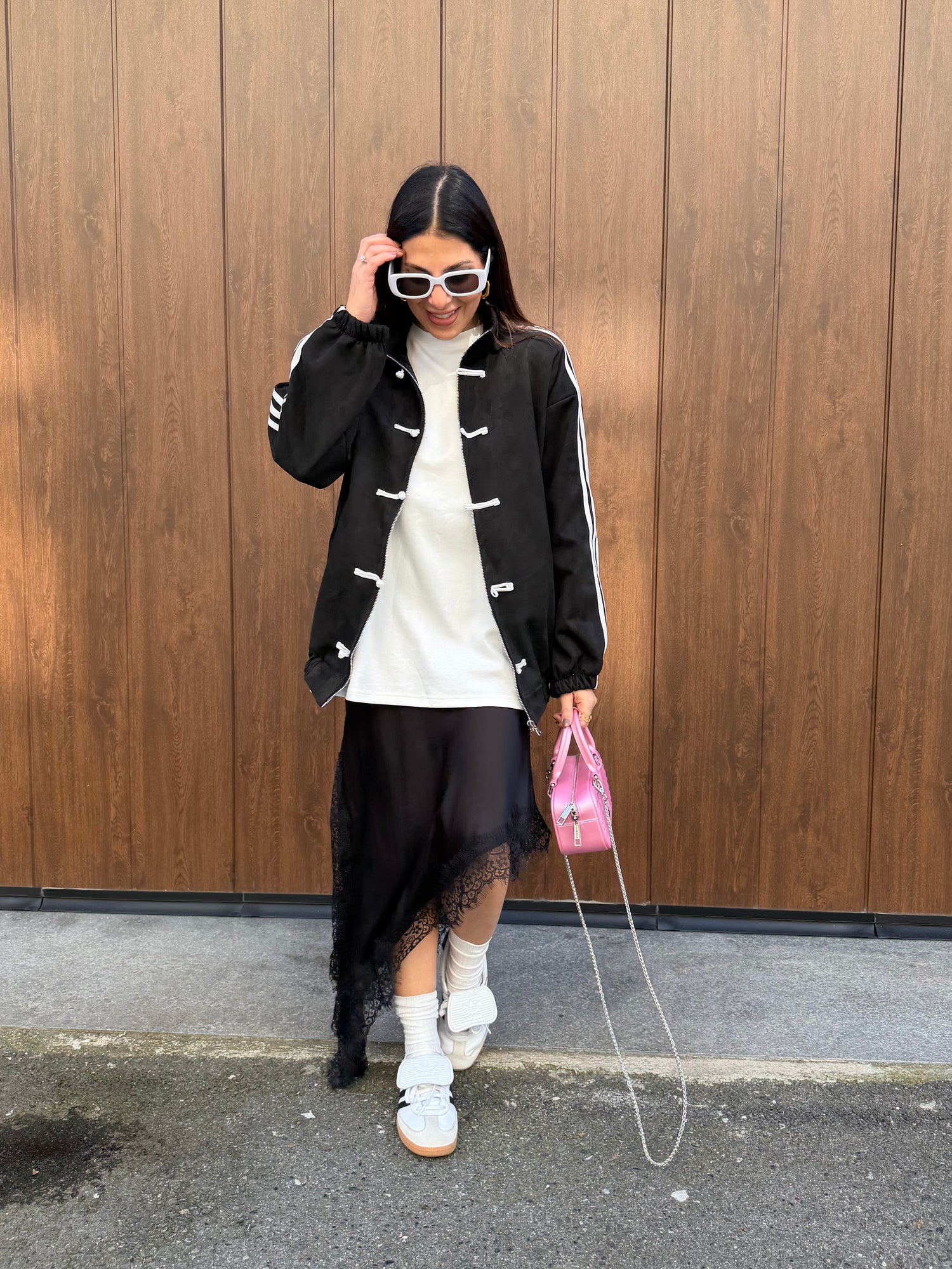 Gonna asimmetrica “Lace”  Lumina