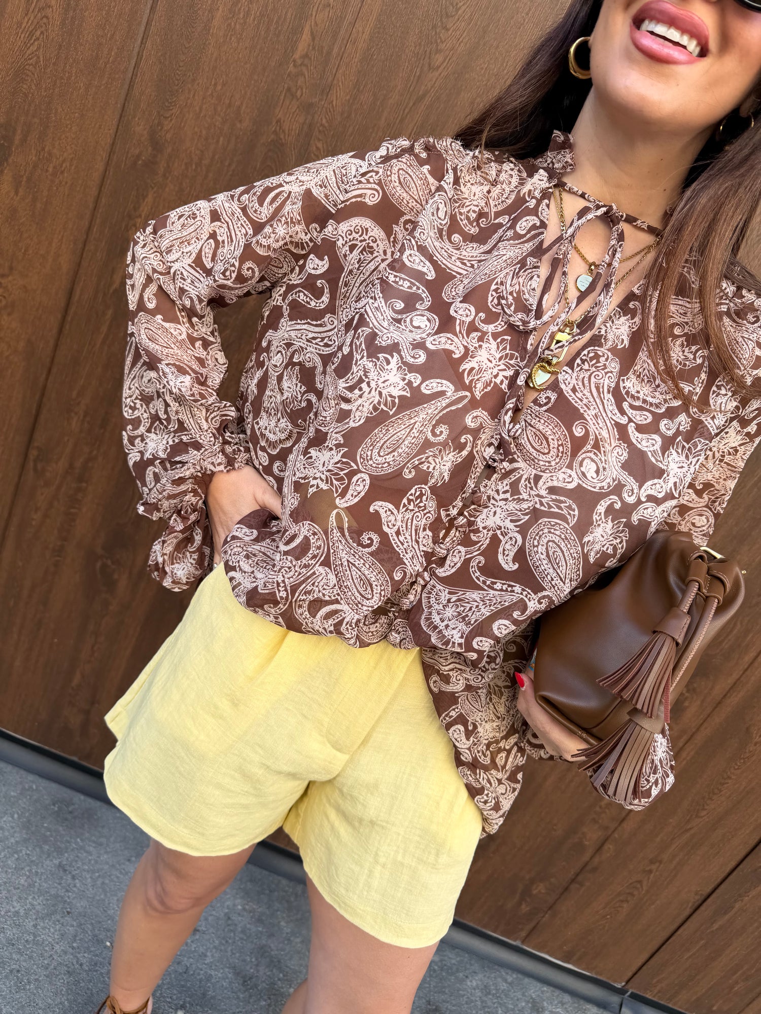 Blusa “Anika” GLAMOROUS