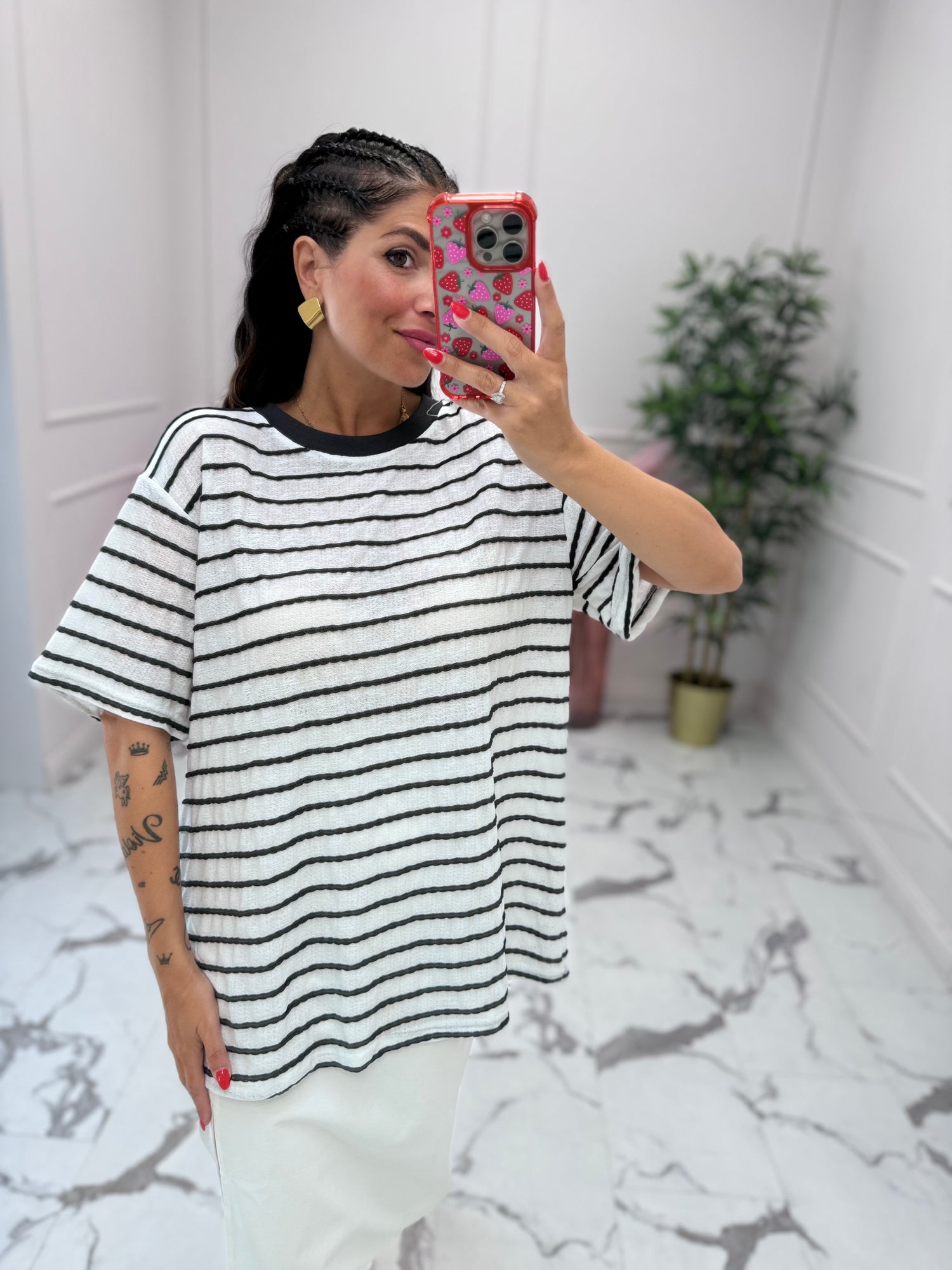T-shirt over “Crêpe” LUMINA