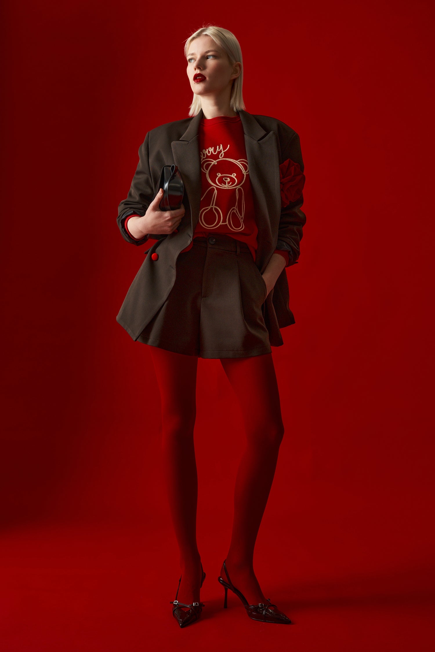 Blazer over “Red touch” LUMINA