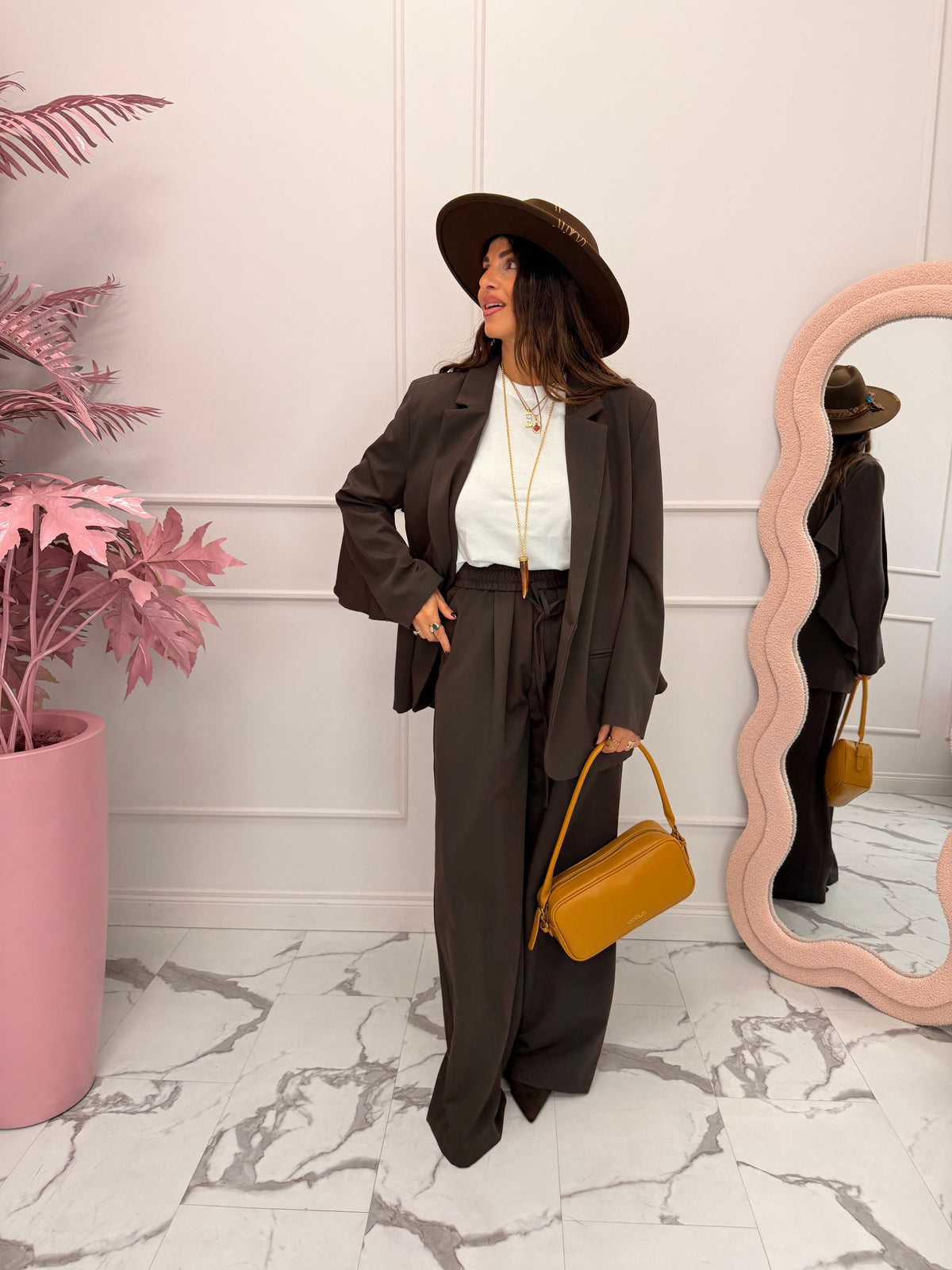 Pantalone con coulisse Volant VICOLO