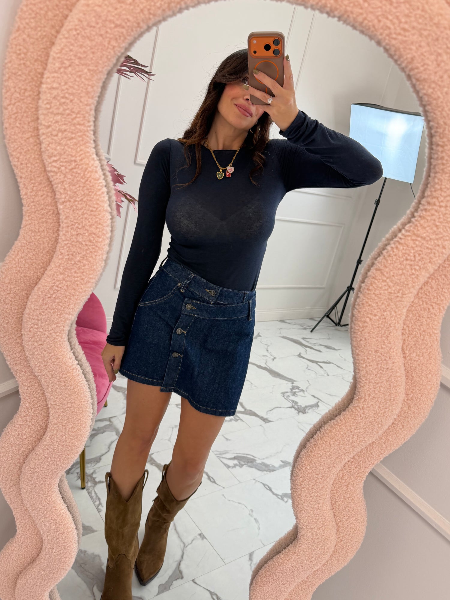 Gonna-shorts in denim GUESS JEANS