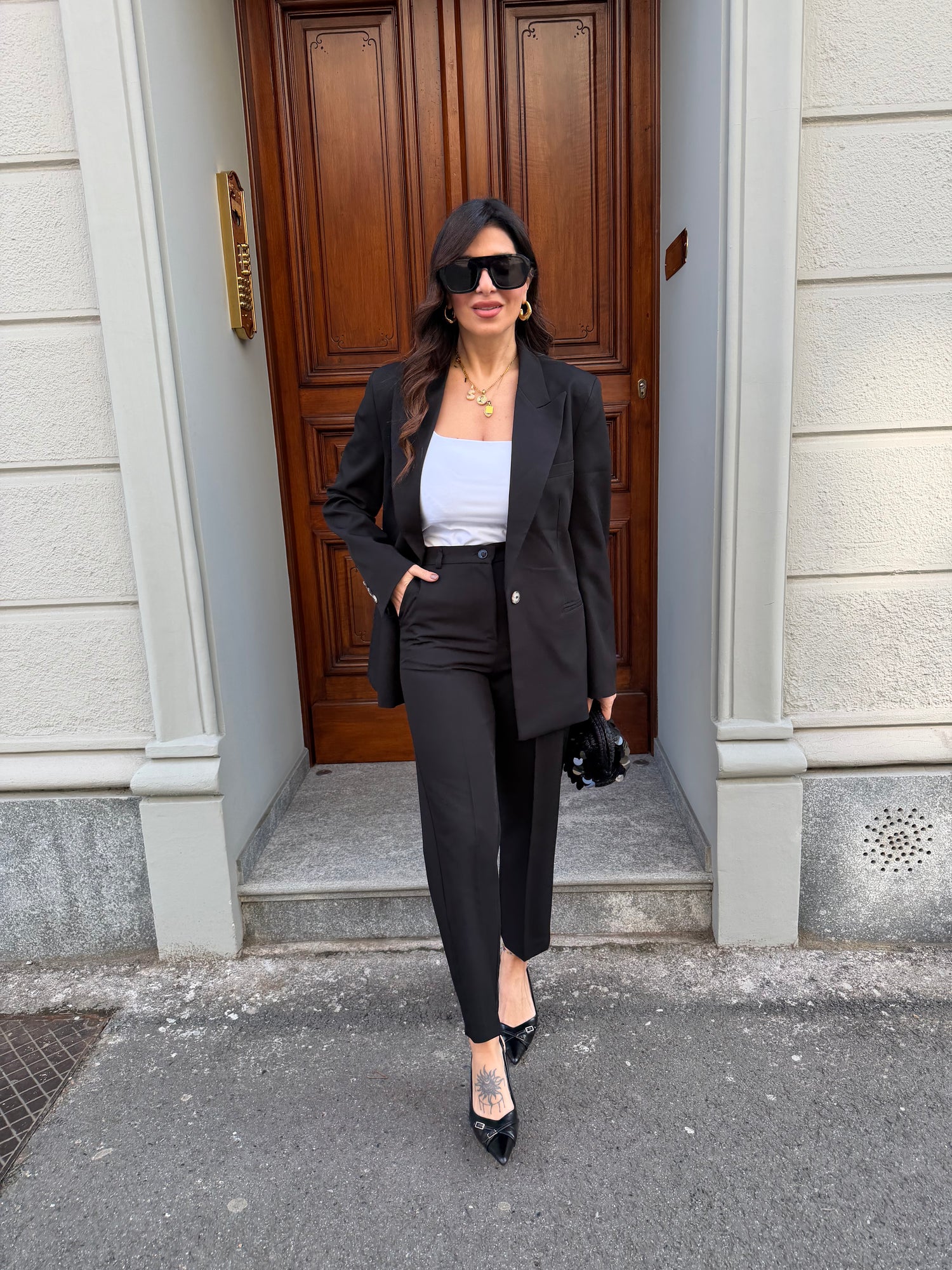 Pantalone tailleur sigaretta “Matilde” VICOLO