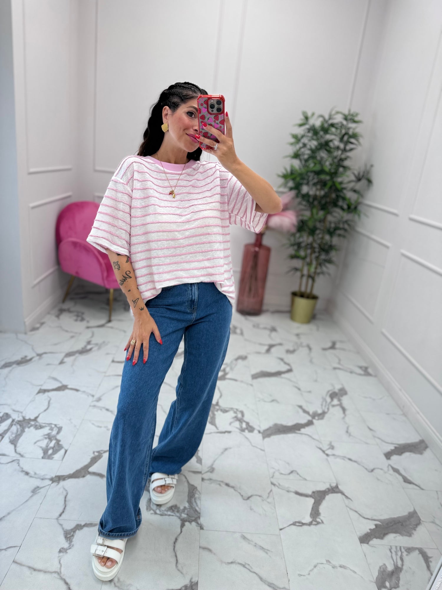 T-shirt over “Crêpe” LUMINA