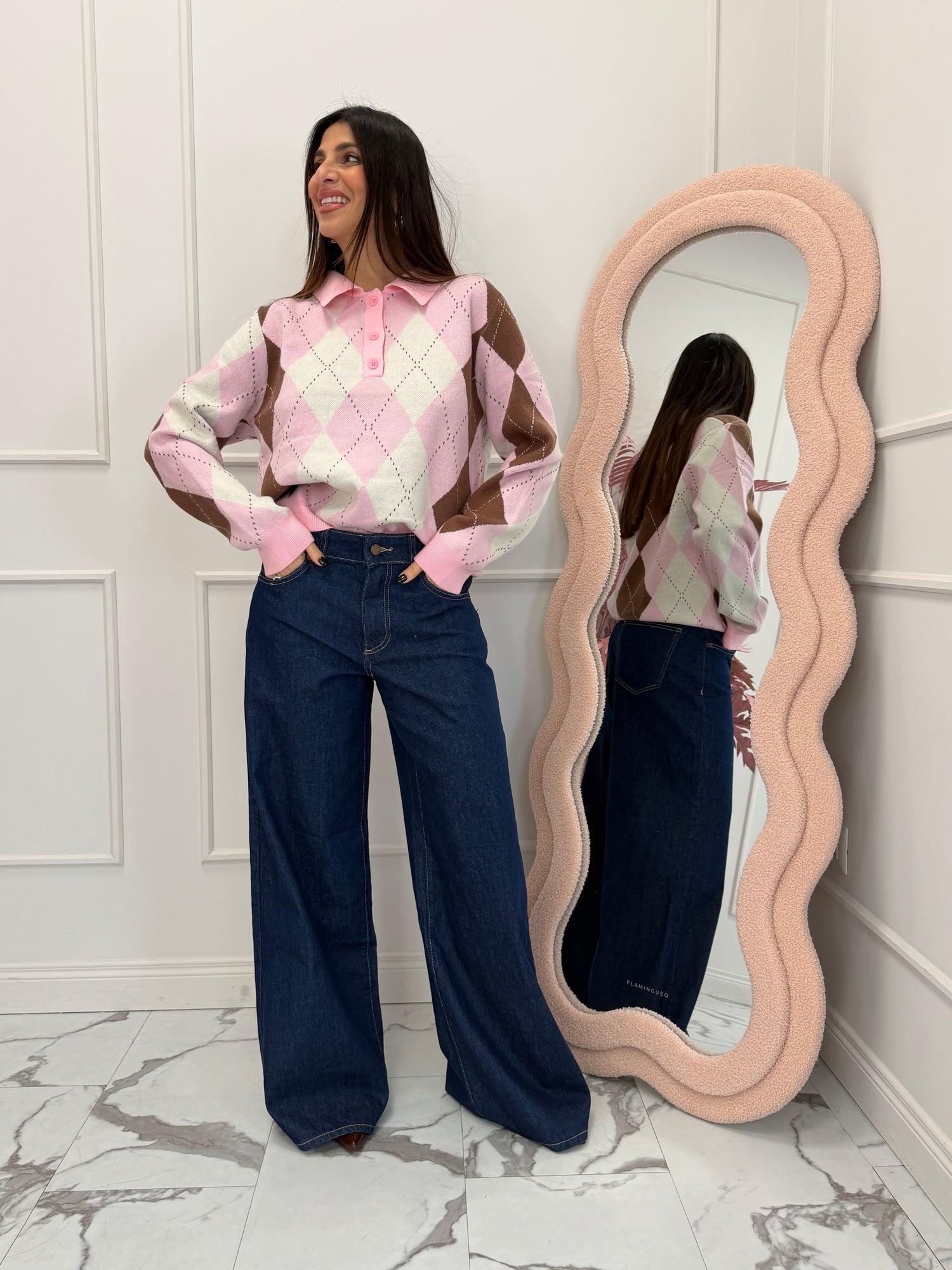 Maglioncino rombi MONIQUE