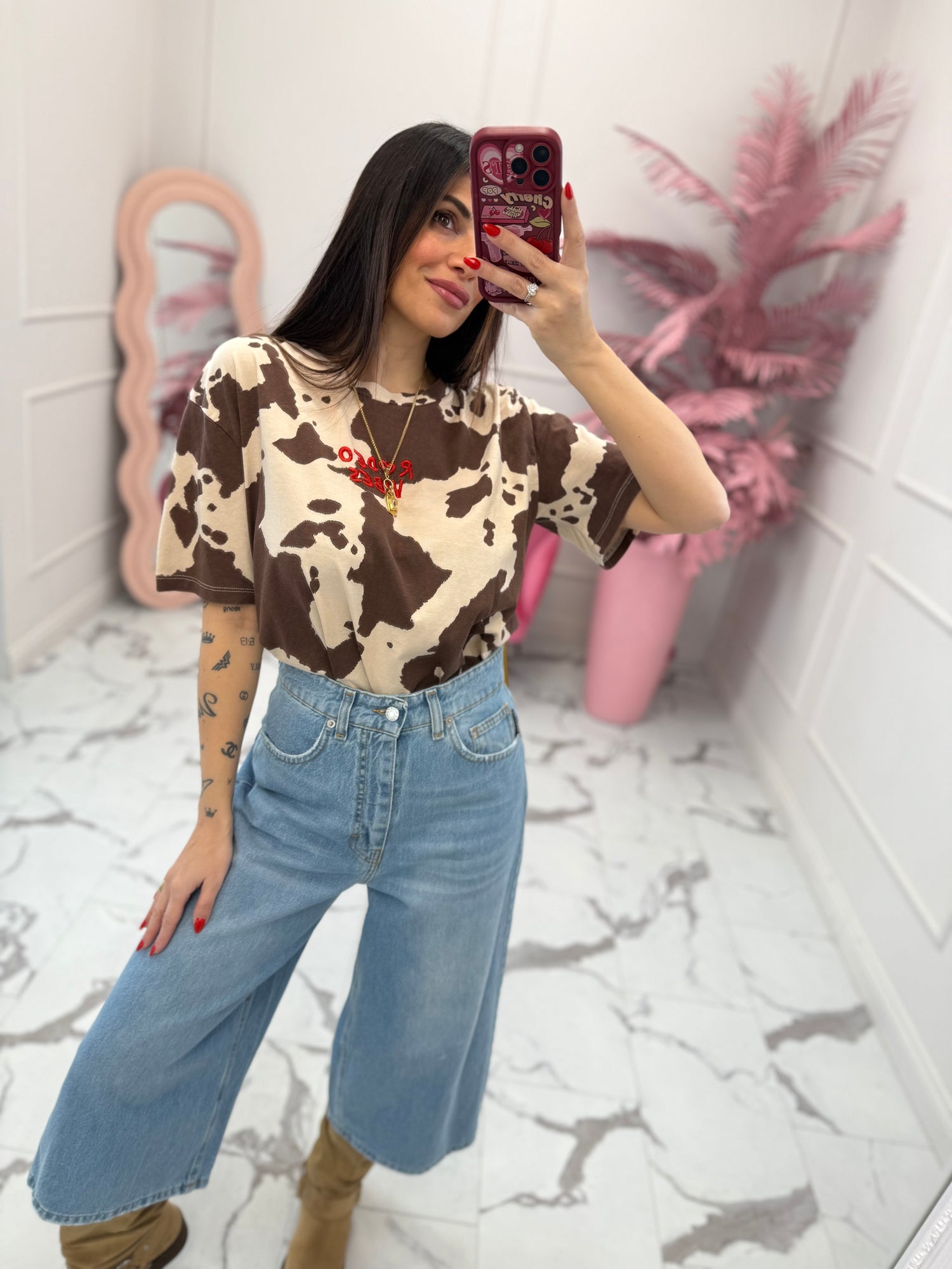 T-shirt “Cow print” LUMINA
