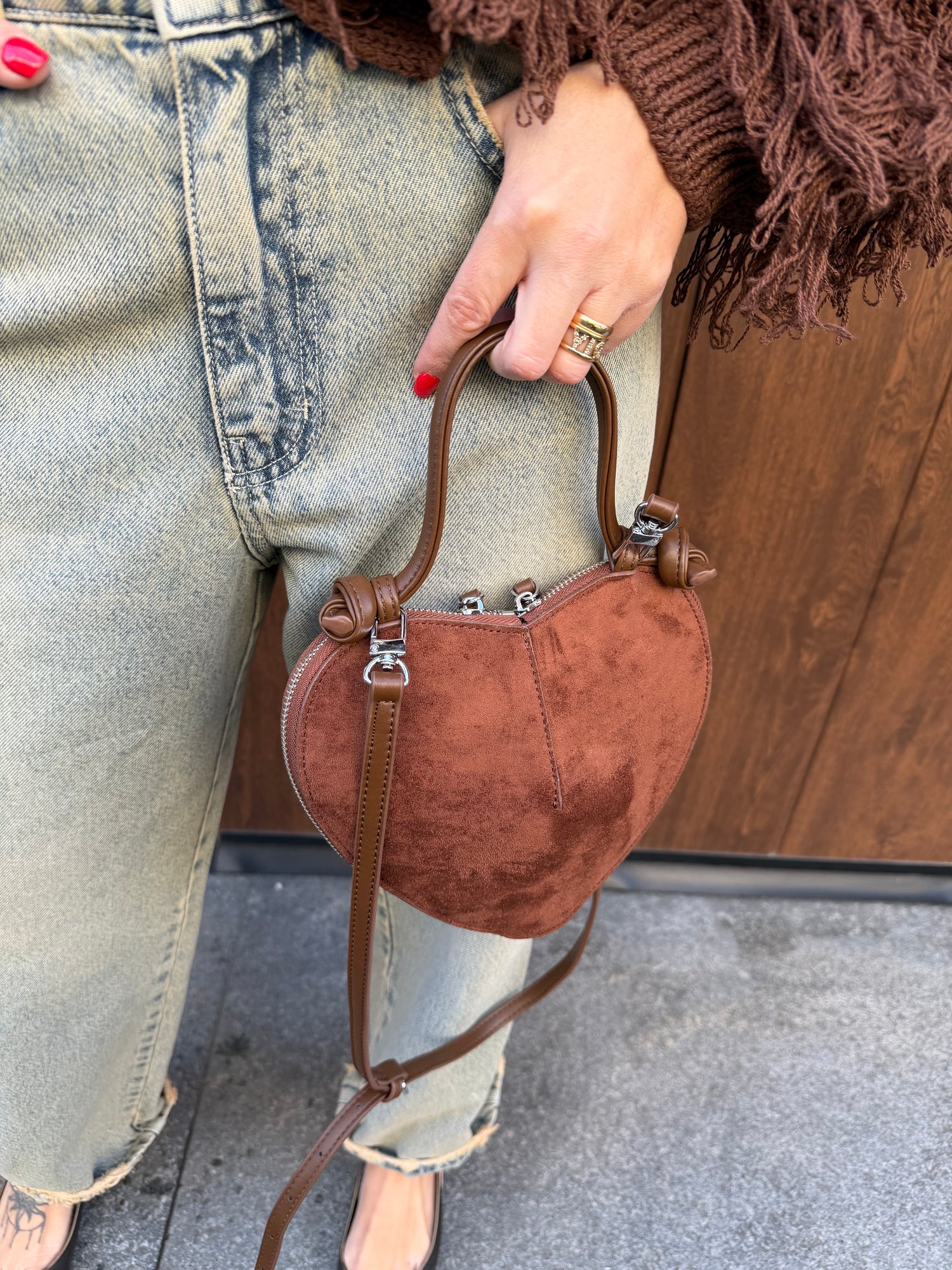 Borsa suede “Little Heart” LIP