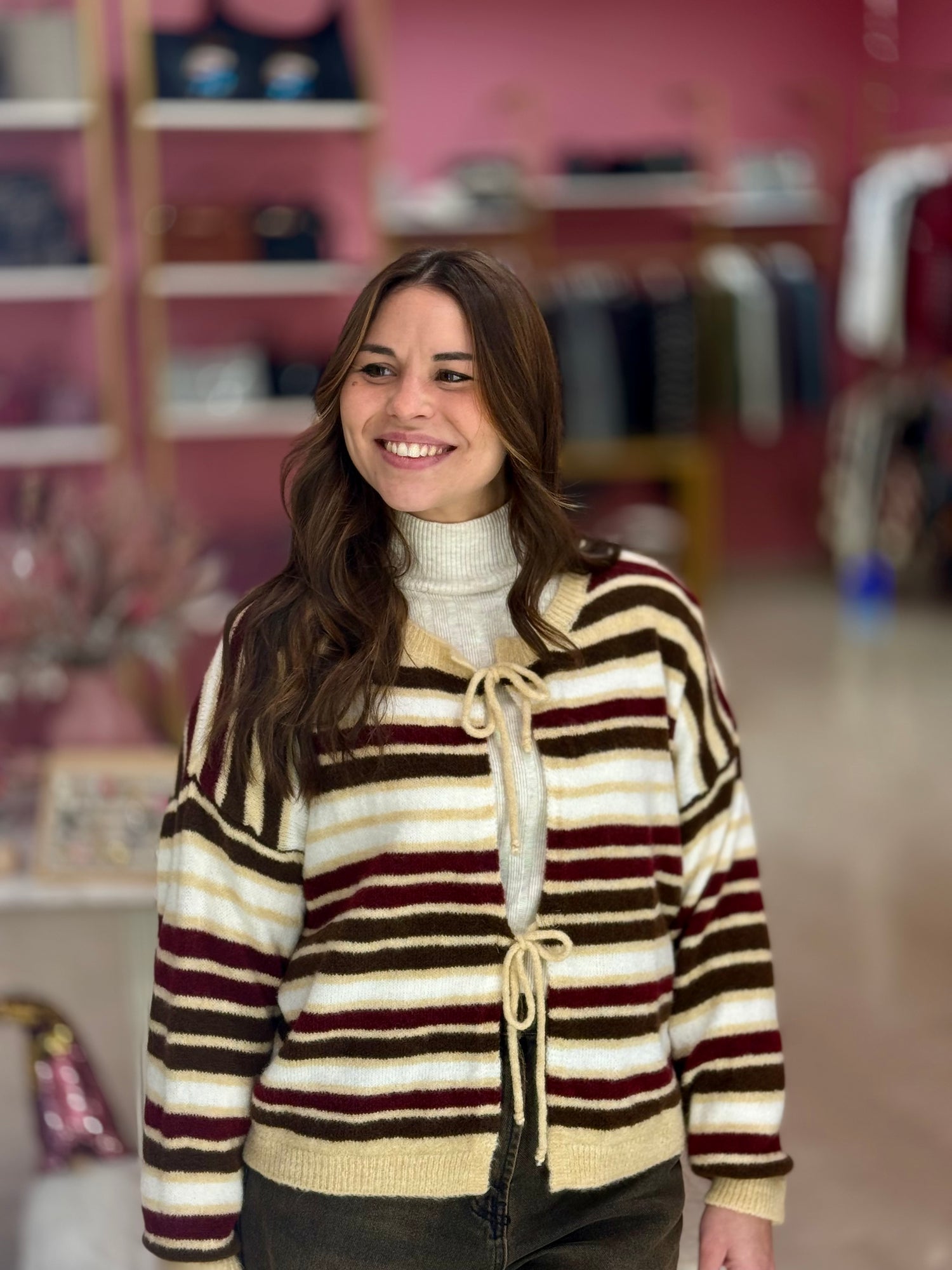 Cardigan righe “Colors line” LIP