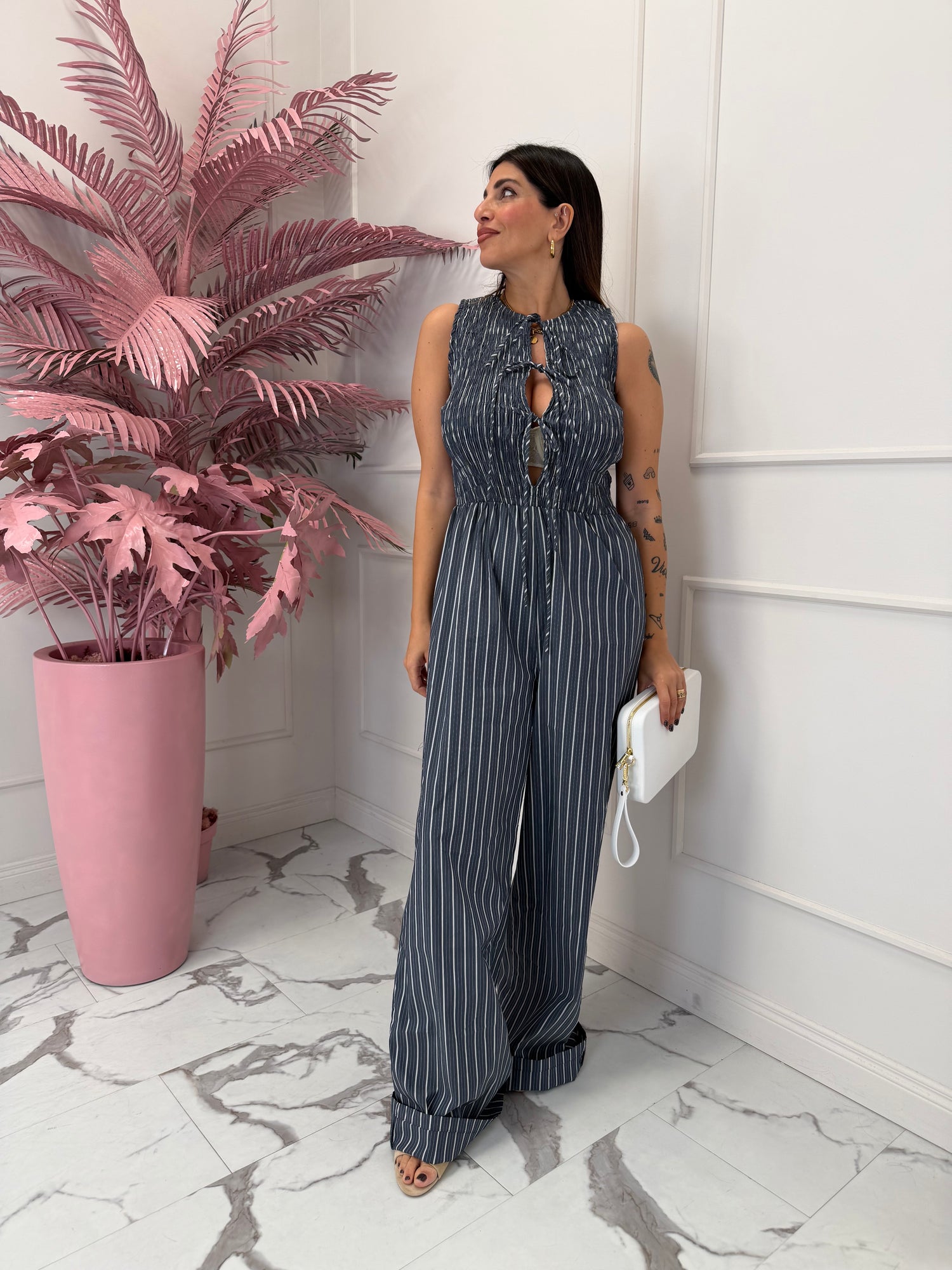 Tuta righe GLAMOROUS