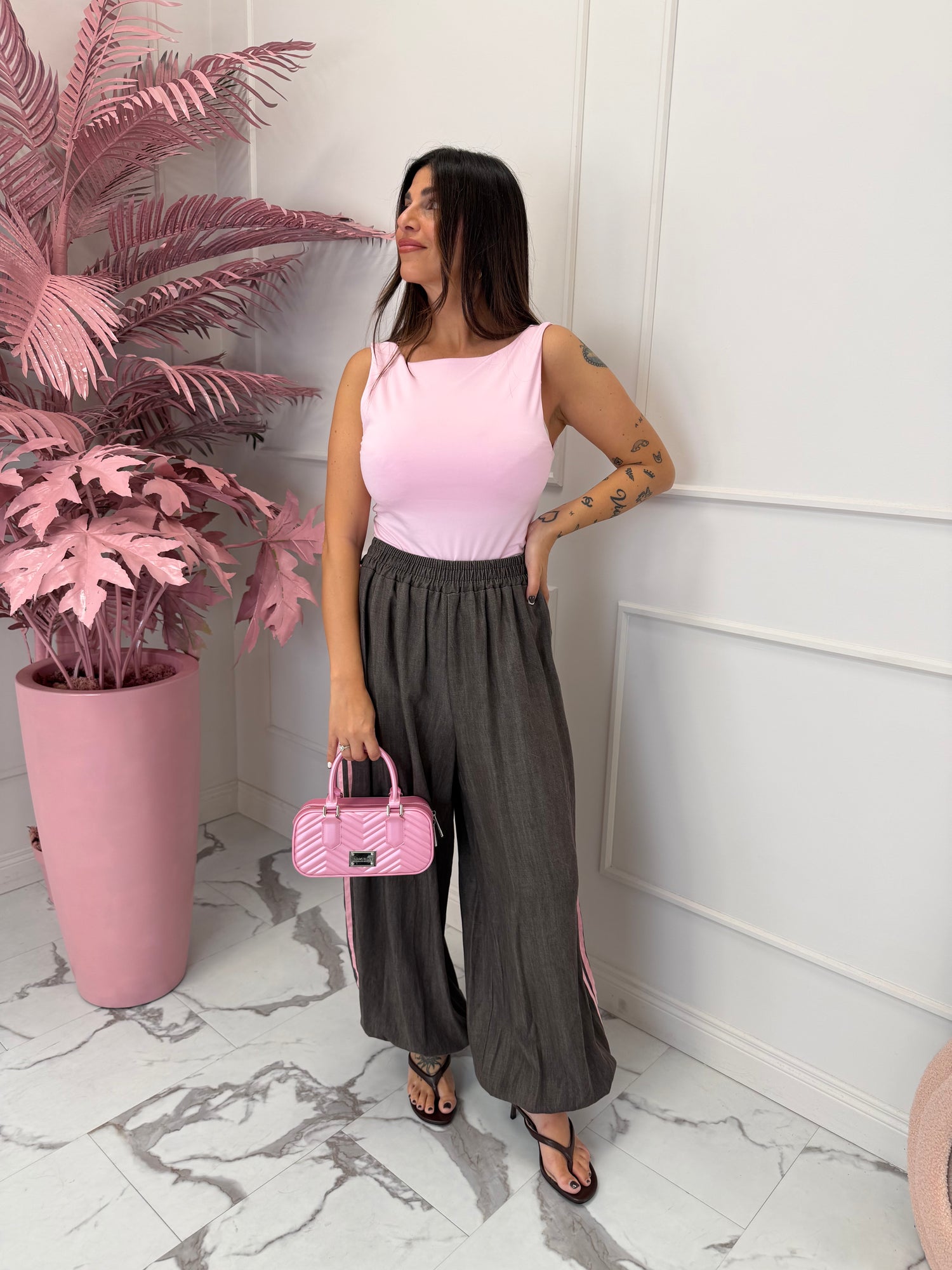 Jeans balloon bande “Sarah” LIP