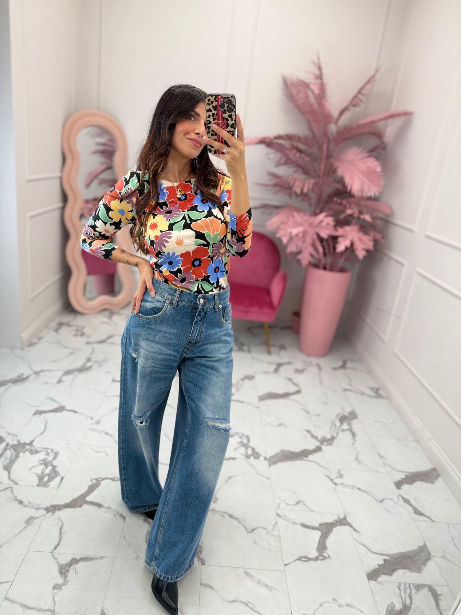 Maglia “Flower power” COMPANIA FANTASTICA