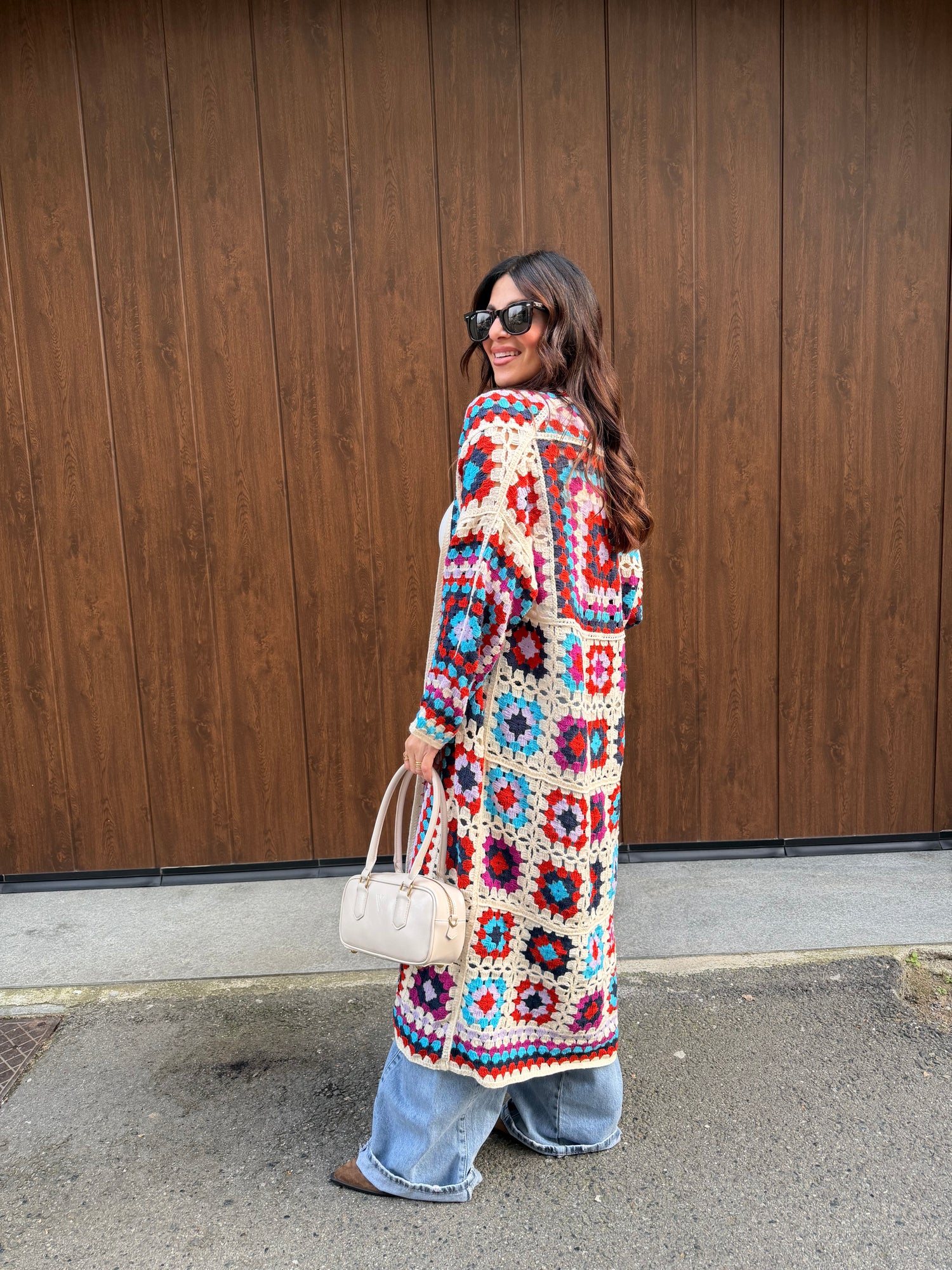 Cardigan lungo “Crochet” LIP