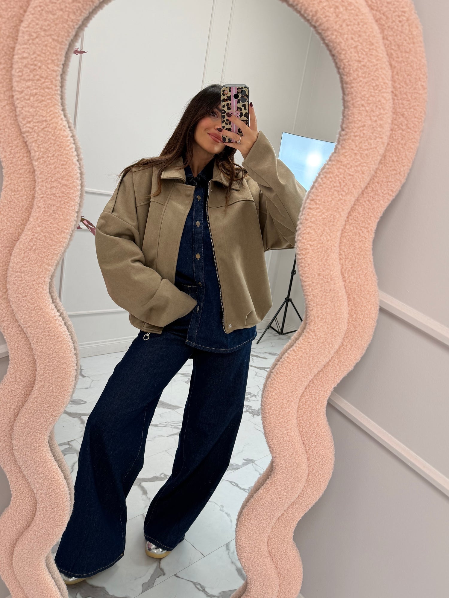 Bomber suede HAVE ONE