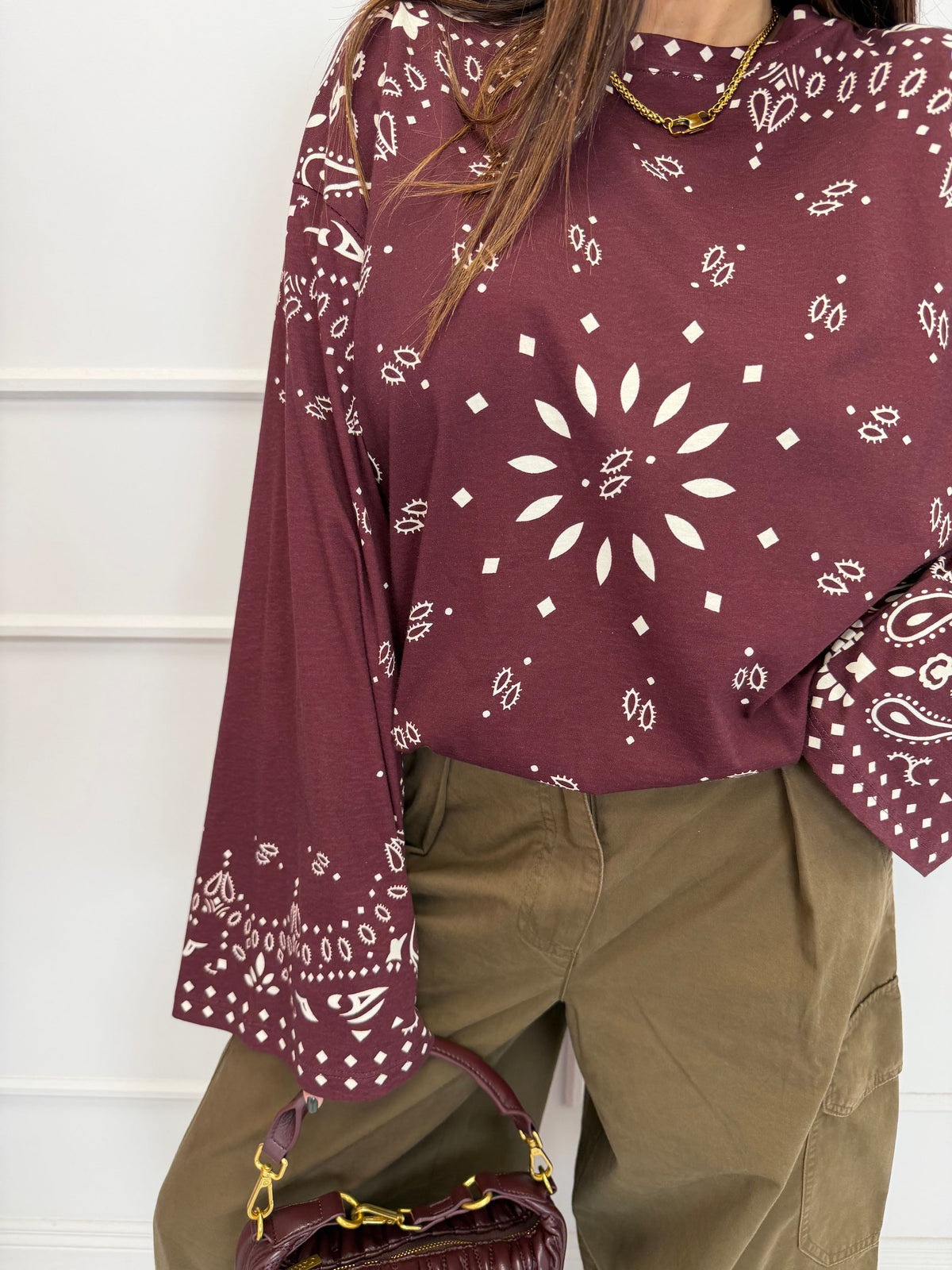 Maglia manica ampia Bandana HAVEONE