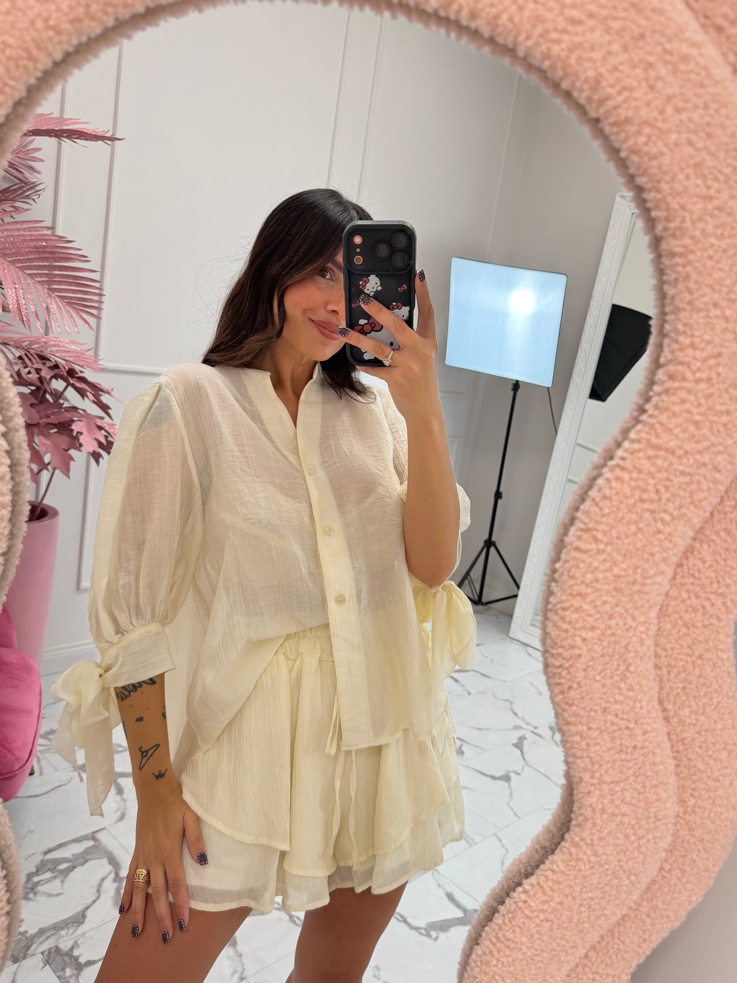 Shorts cotone balze coordinato  “Chantilly” HAVE ONE (Copia)