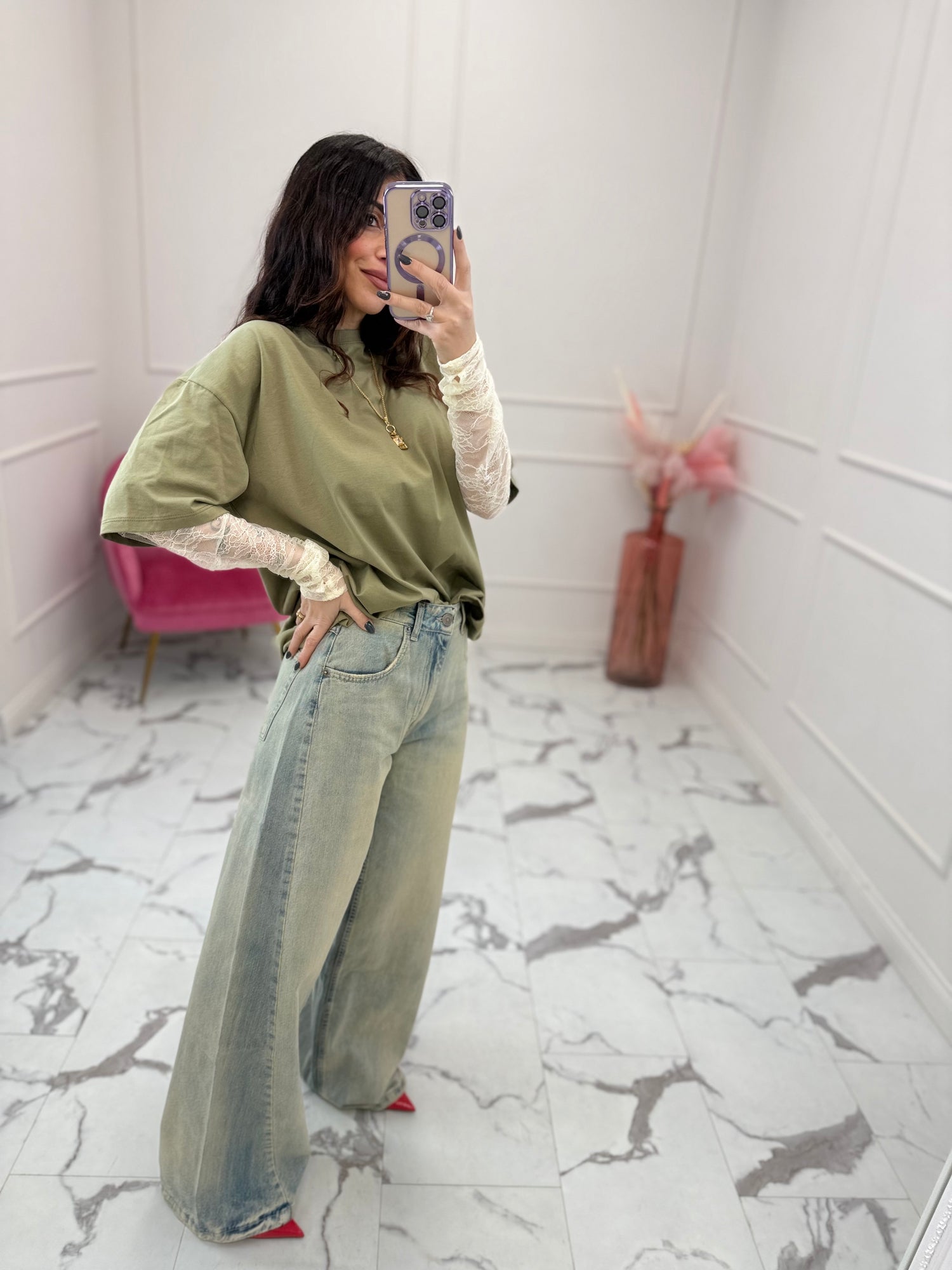 Jeans palazzo “Nathalie” VICOLO
