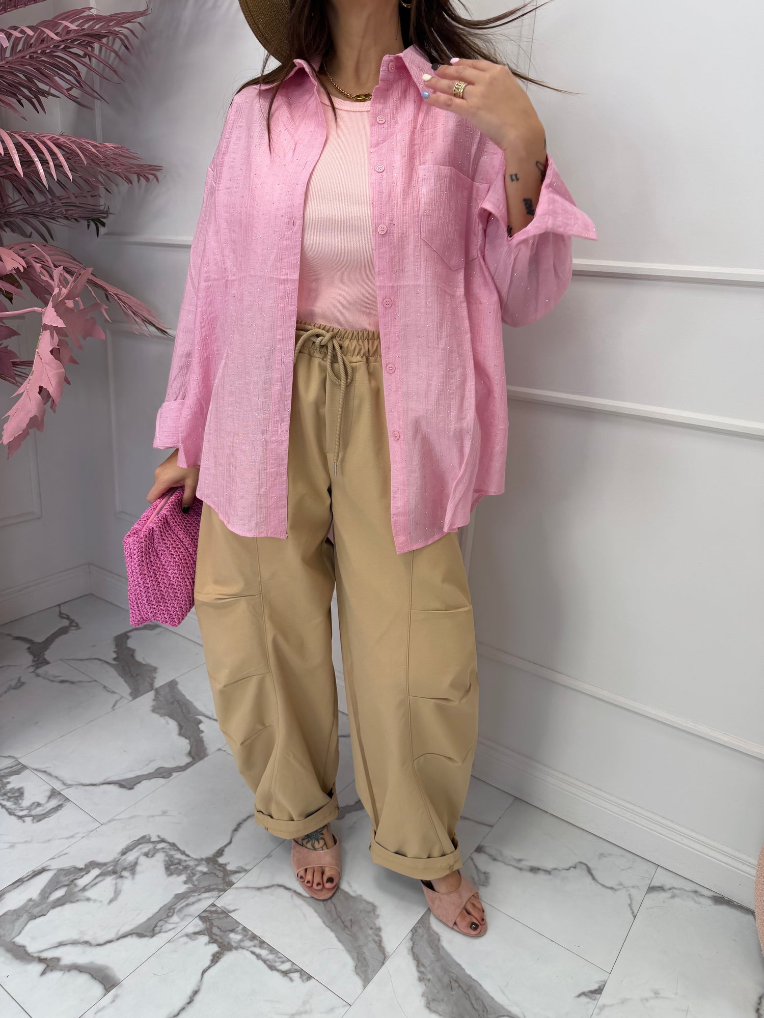 Pantalone balloon “Naomi” JUSTWEST