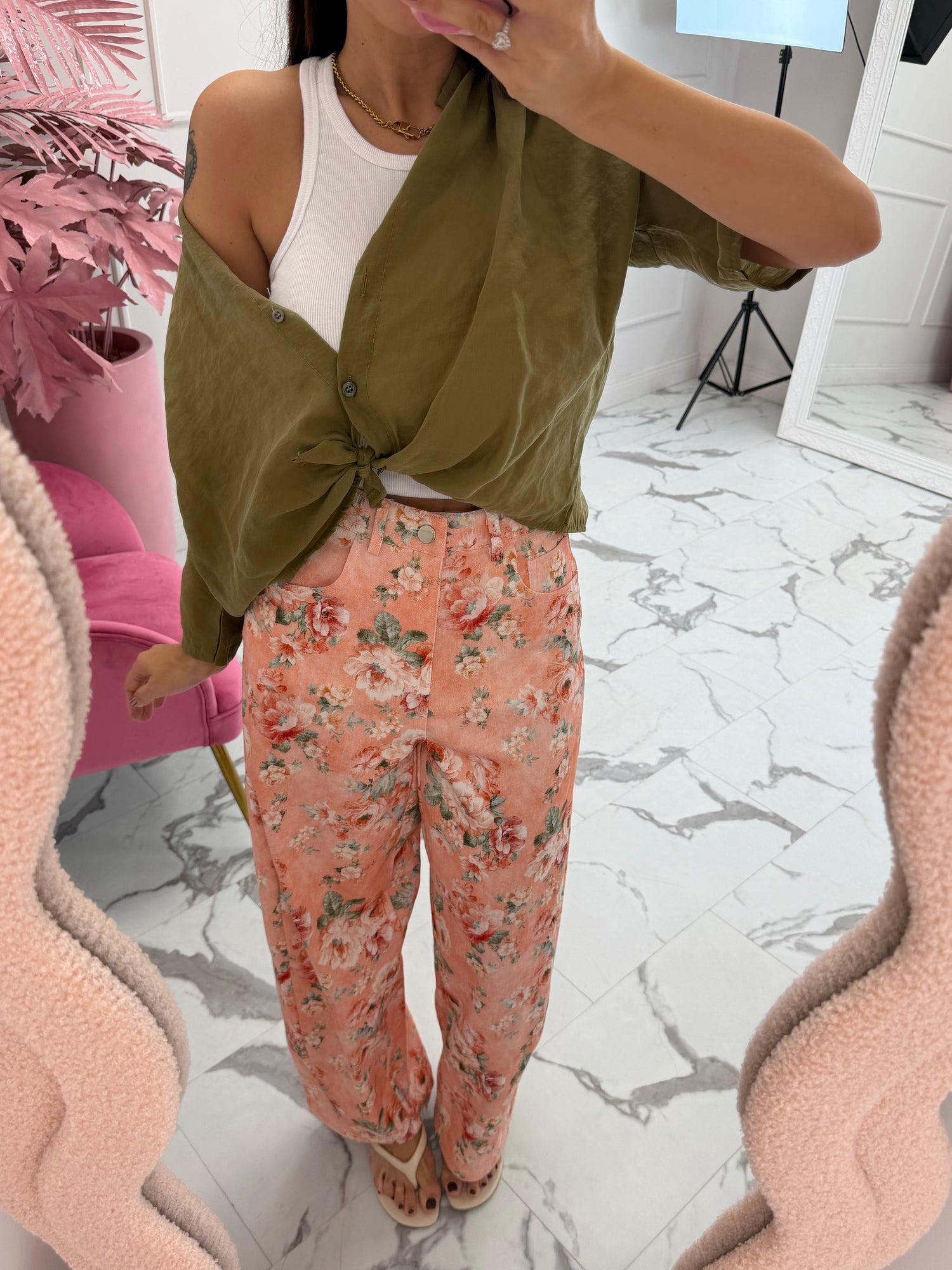 Jeans balloon “Flowers” LUMINA