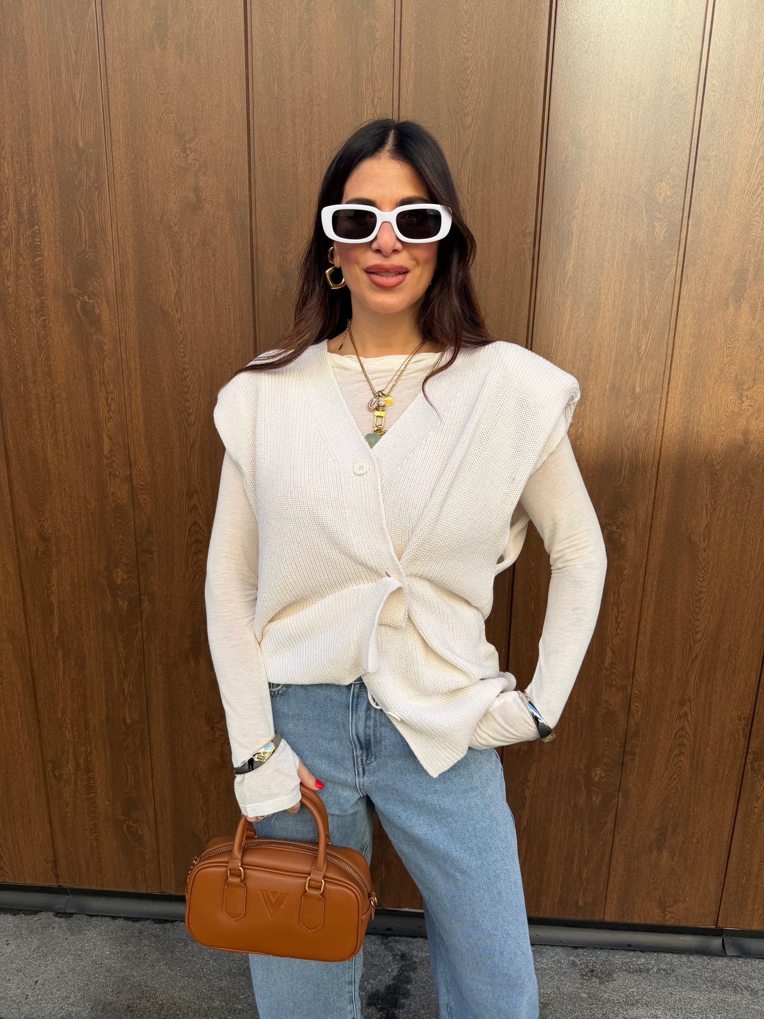 Gilet bottone lato “Gaia” HAVE ONE