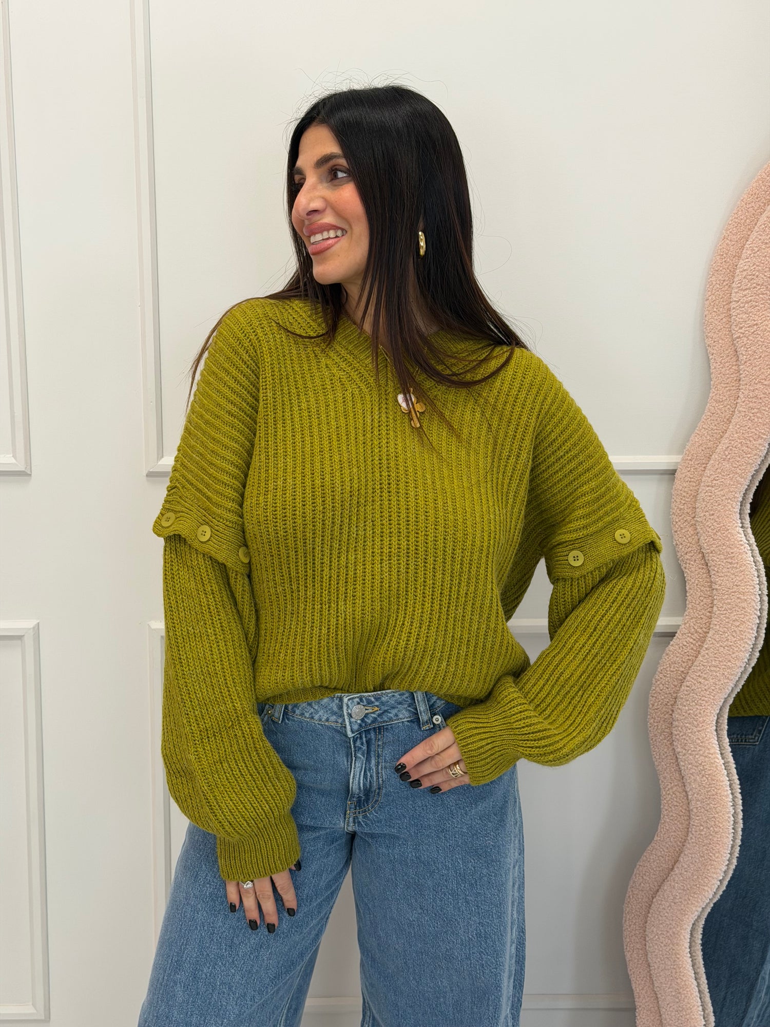 Maglione “Buttons” LUMINA