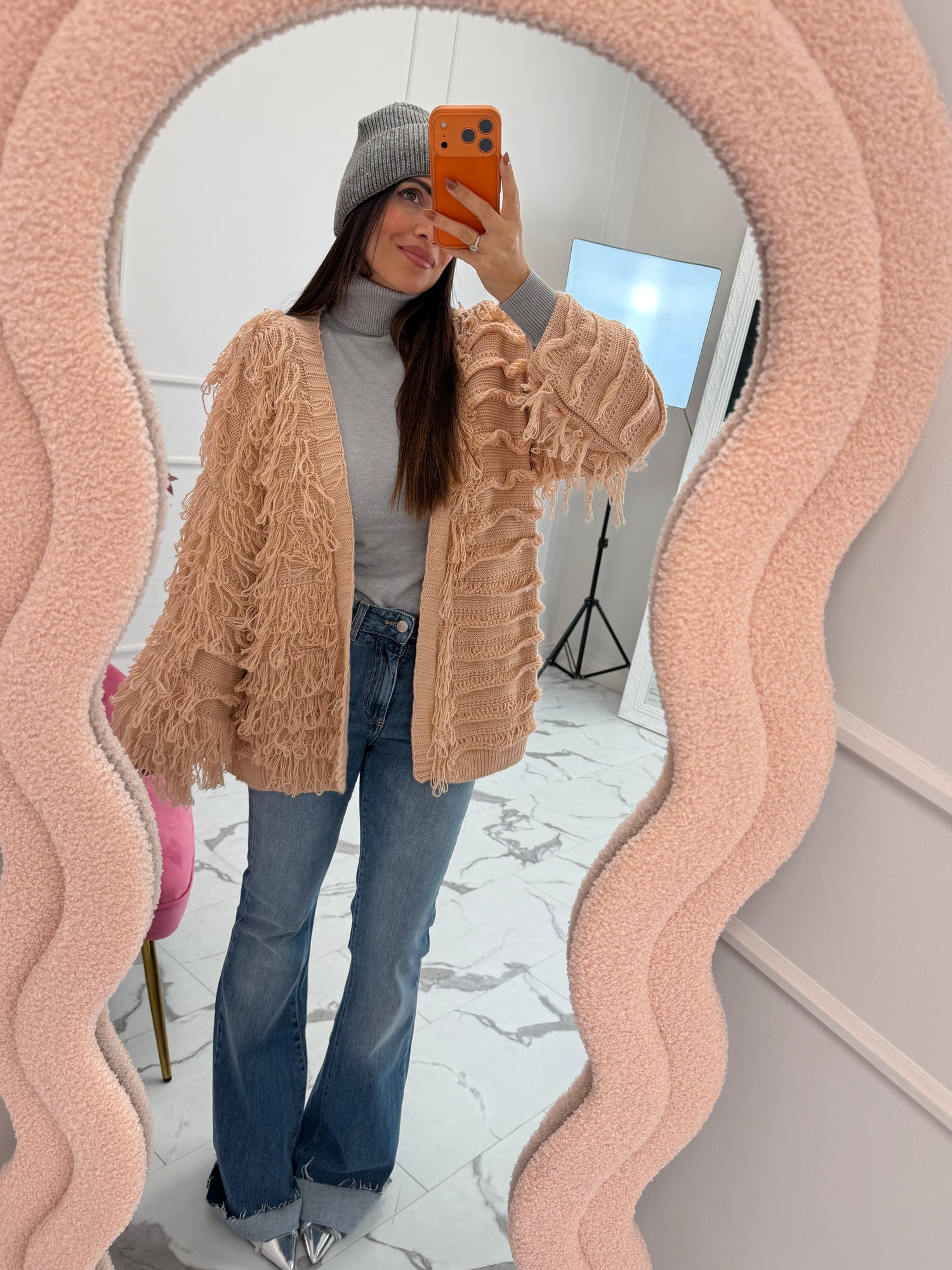 Cardigan frange lungo “Marta” LIP