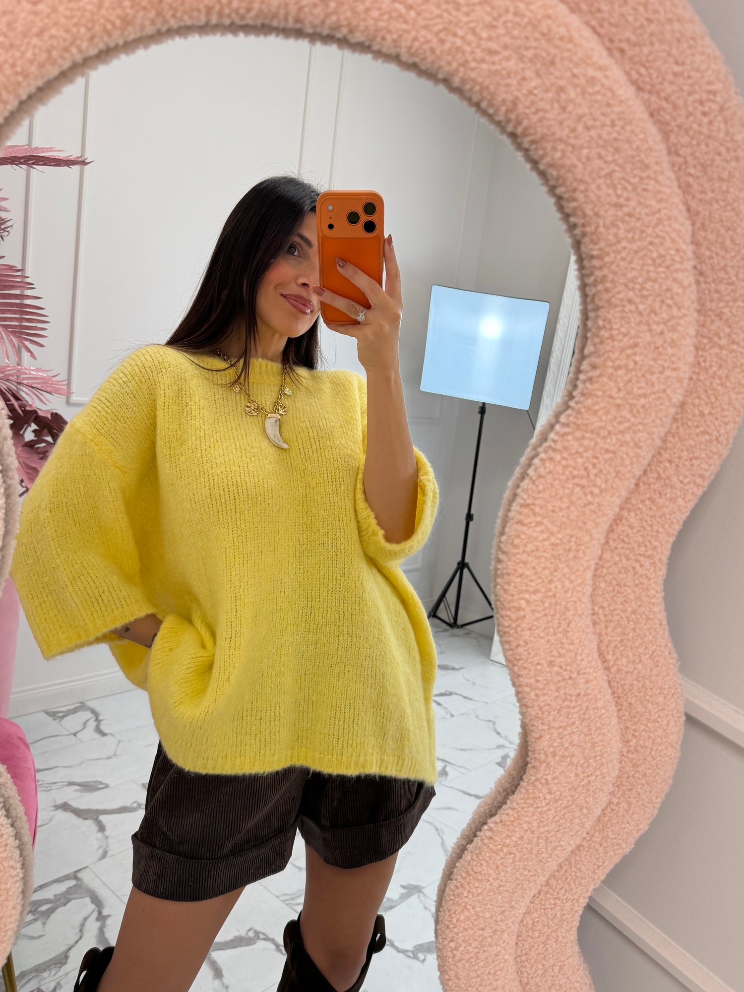 Maglioncino manica 3/4 “Yellow” HAVE ONE