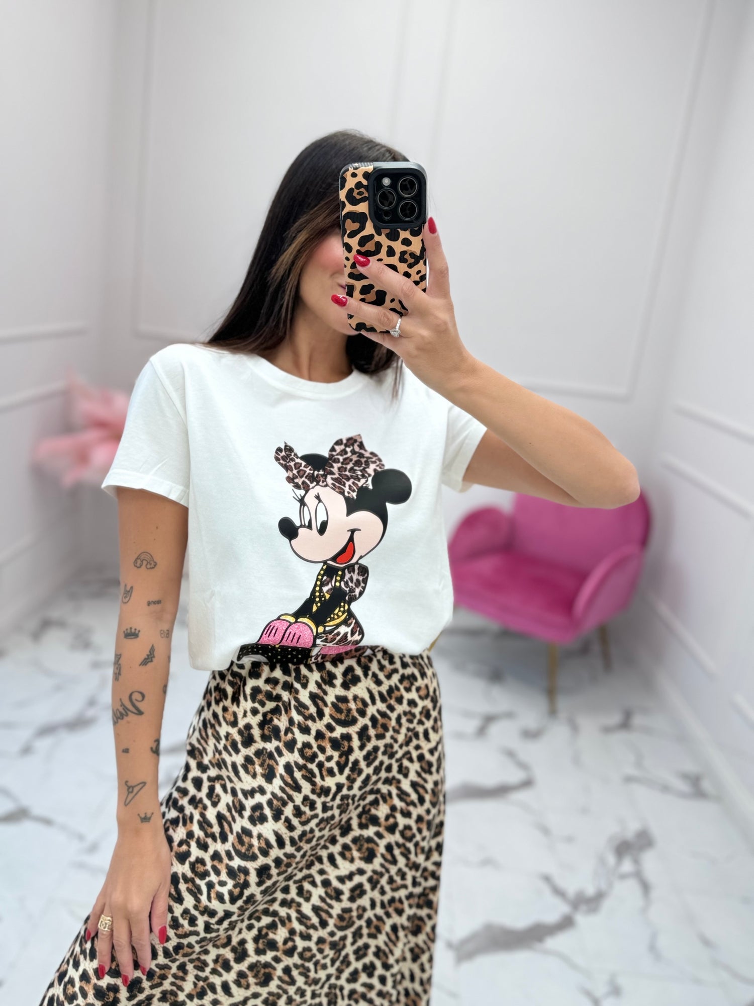 T-shirt “Minnie leo” VICOLO