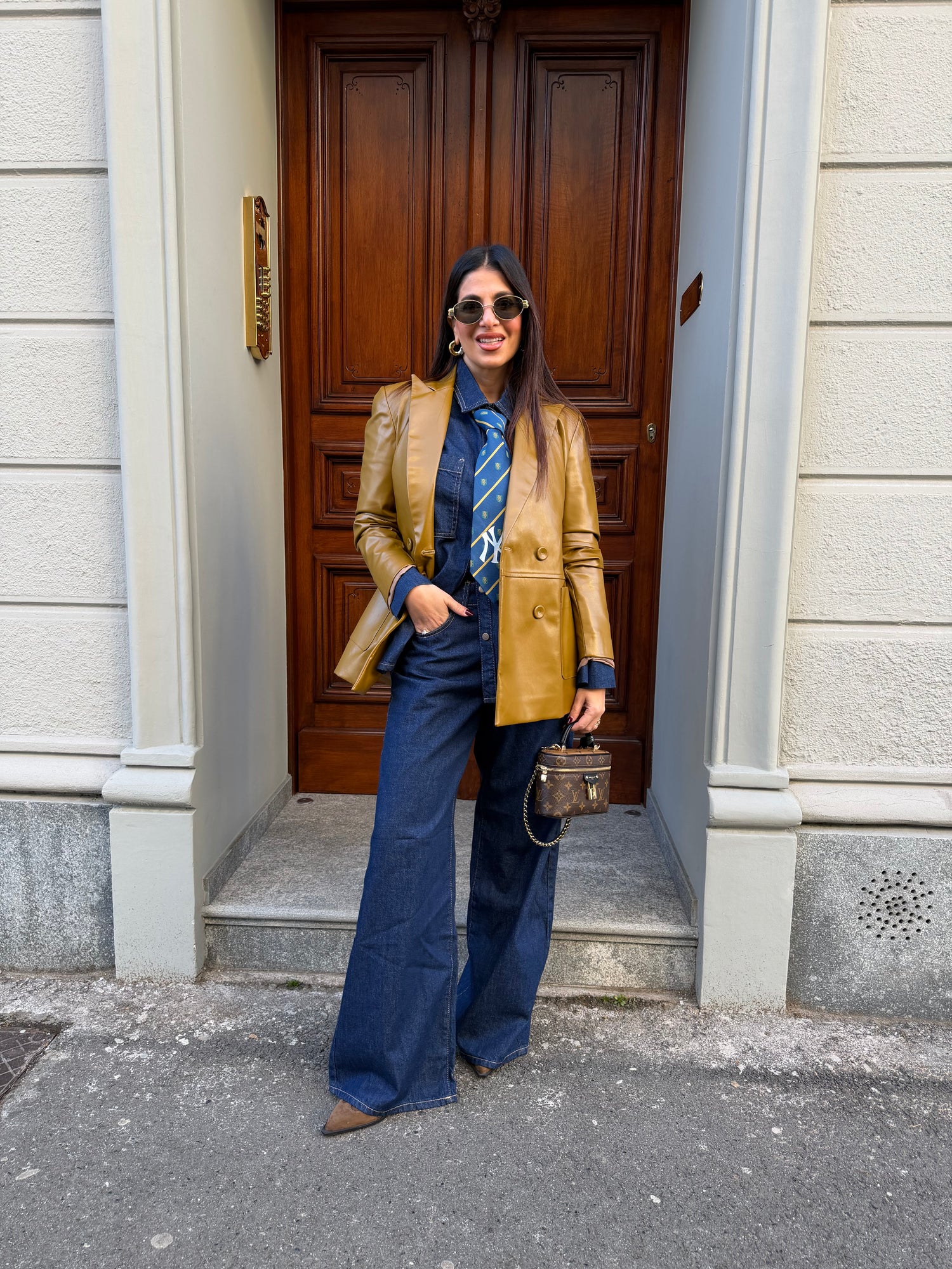 Blazer ecopelle doppiopetto HAVE ONE